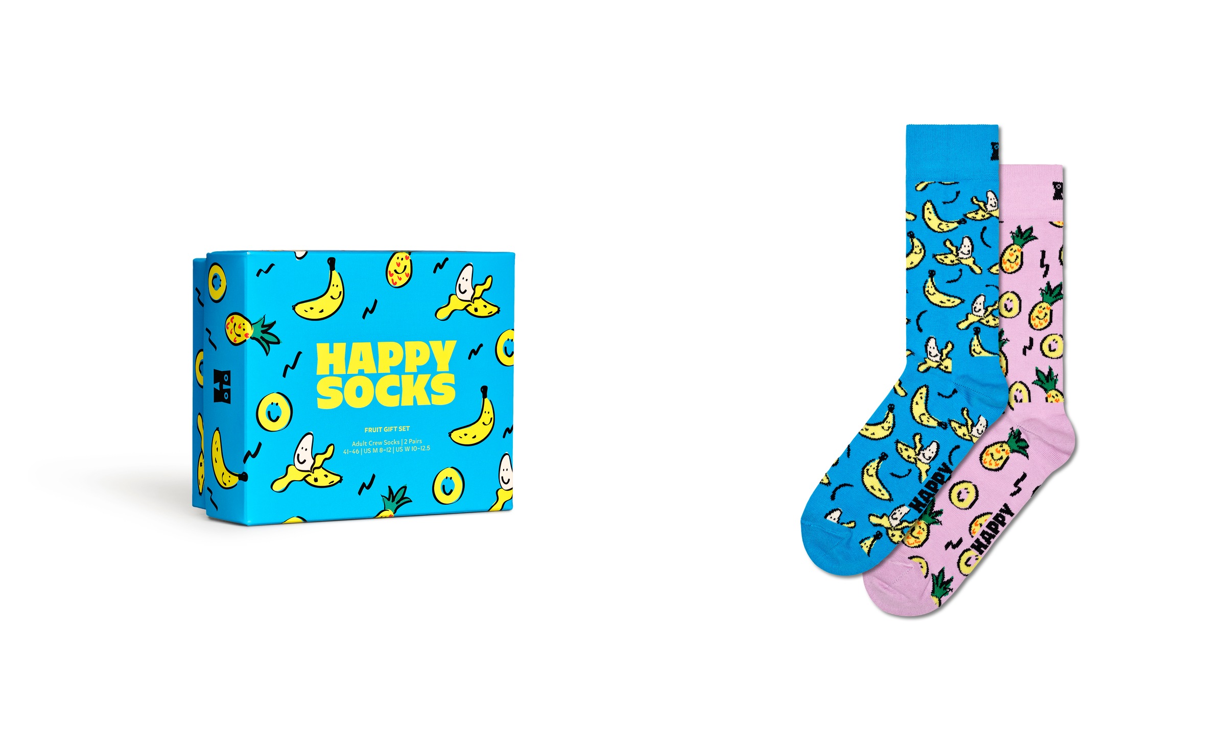  Socken, (2 Paar), Fruit Gift Set