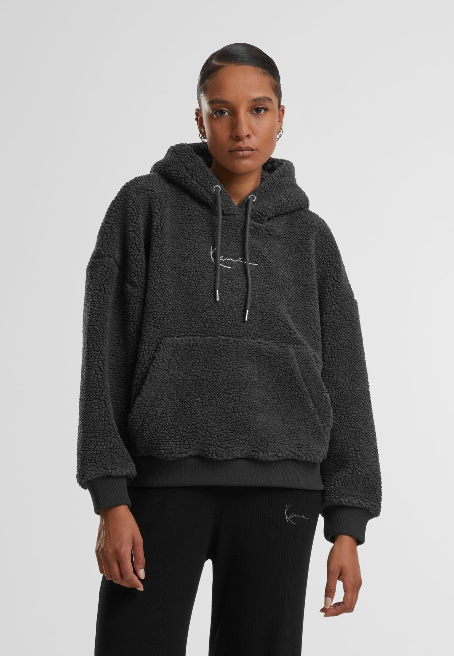 Karl Kani Kapuzenpullover »Karl Kani Karl Kani Metal Signature Teddy Os Hoodie«, (1 tlg.)