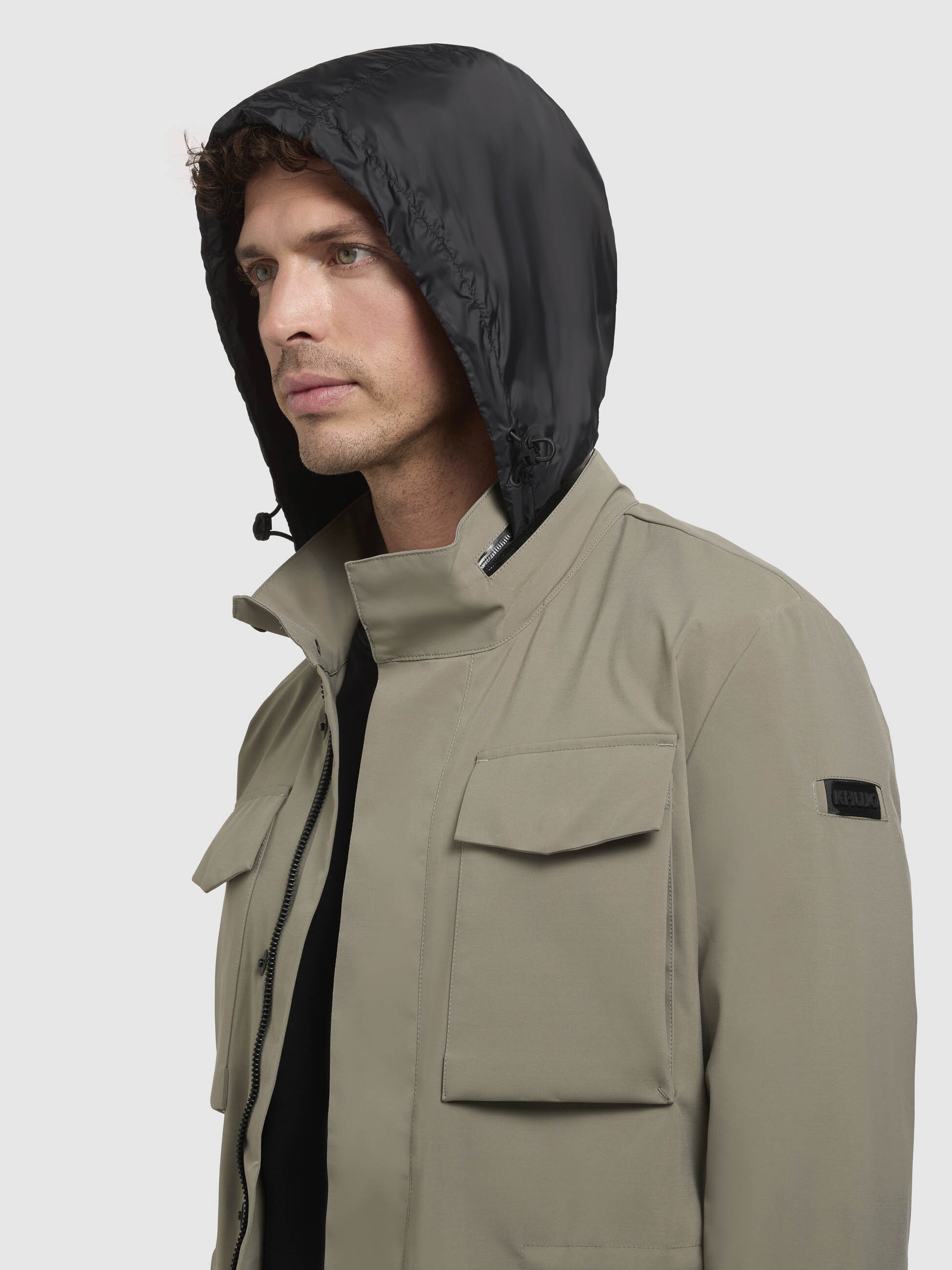 khujo Fieldjacket »ARLO«, mit Kapuze