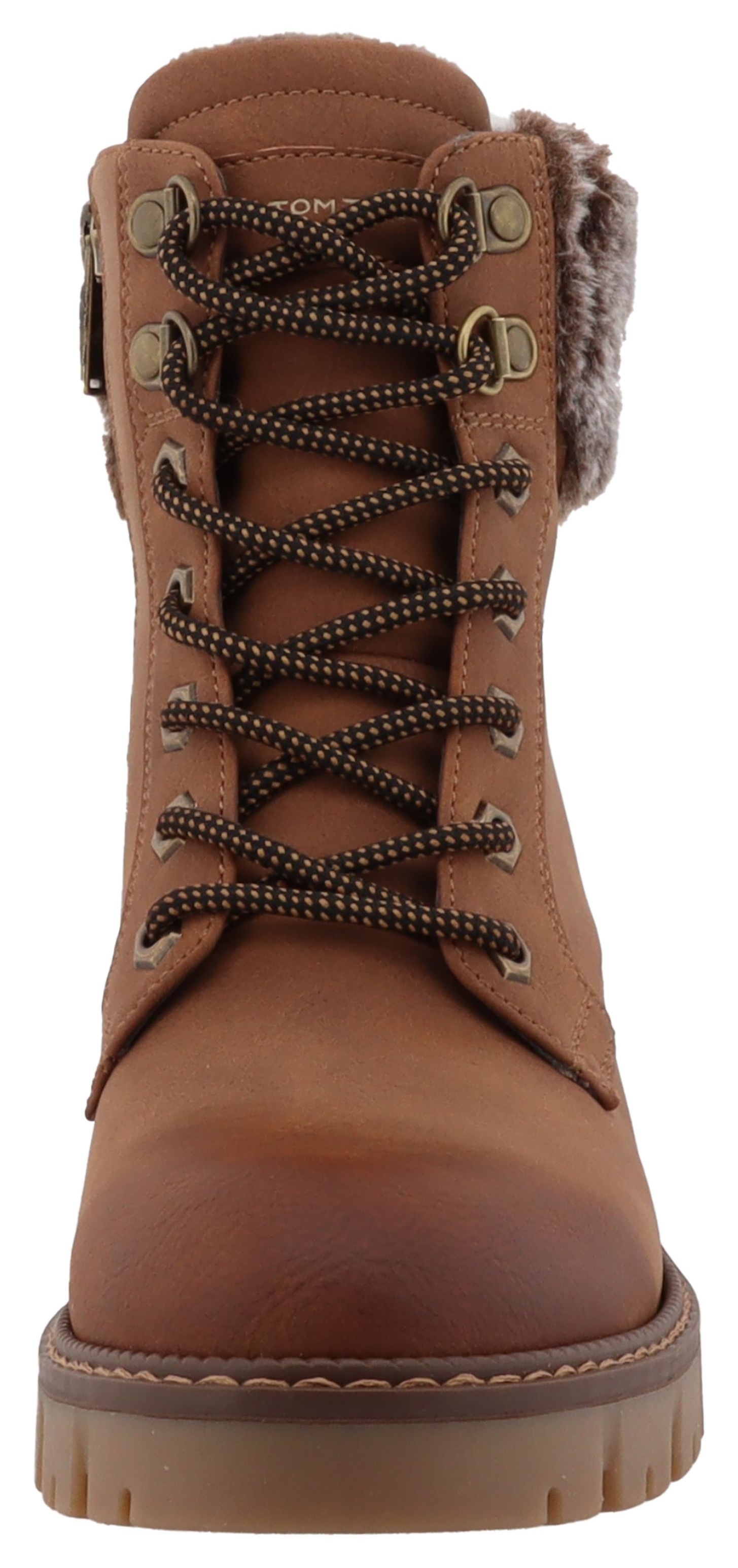 TOM TAILOR Winterstiefelette  Workerboots, Plateaustiefelette mit Blockabsatz