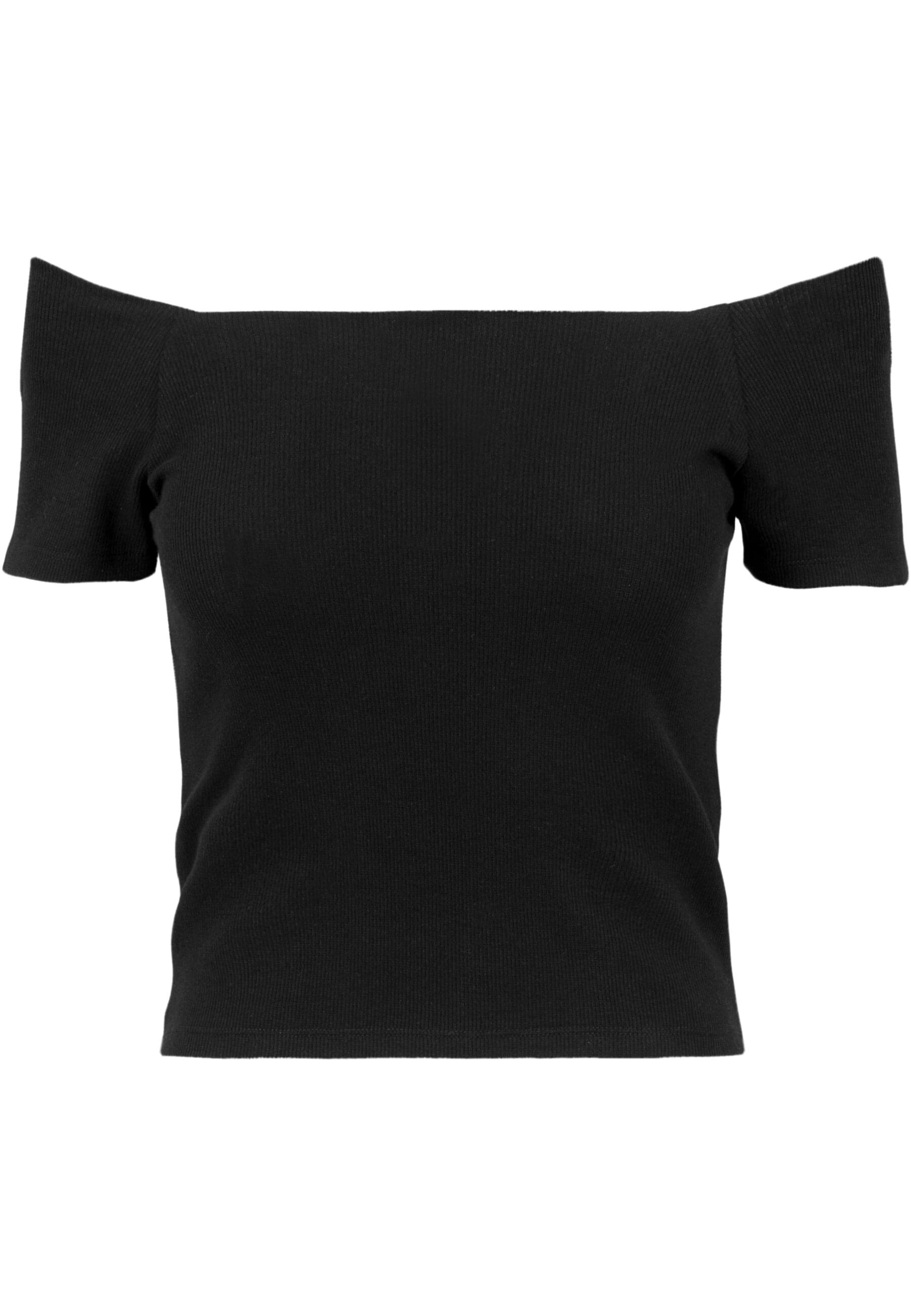 URBAN CLASSICS T-Shirt "Urban Classics Damen Ladies Off Shoulder Rib Tee"