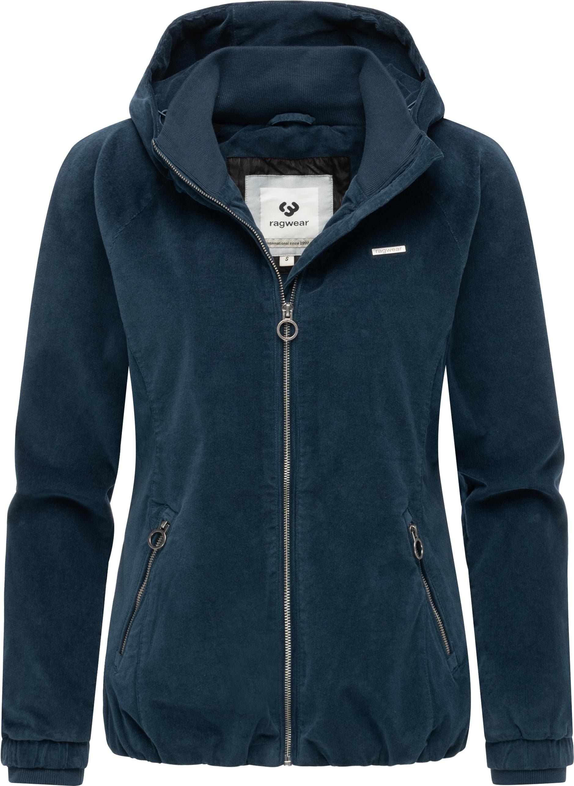 Ragwear Bomberjacke »Dizzie Cordy YOUMODO« mit Kapuze Cordjacke mit verstellbarer Kapuze