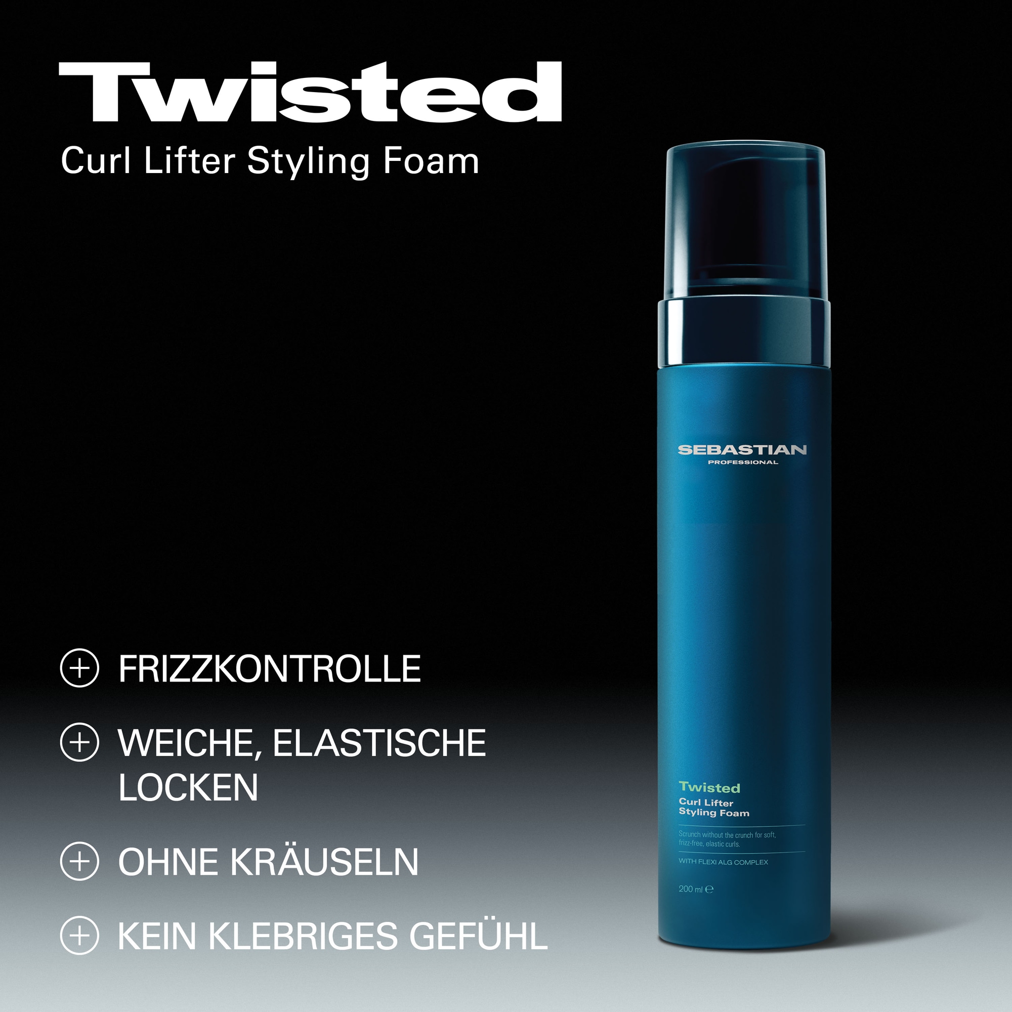 Sebastian Professional Haarfluid »Twisted Foam« ein einzigartiges Designstück