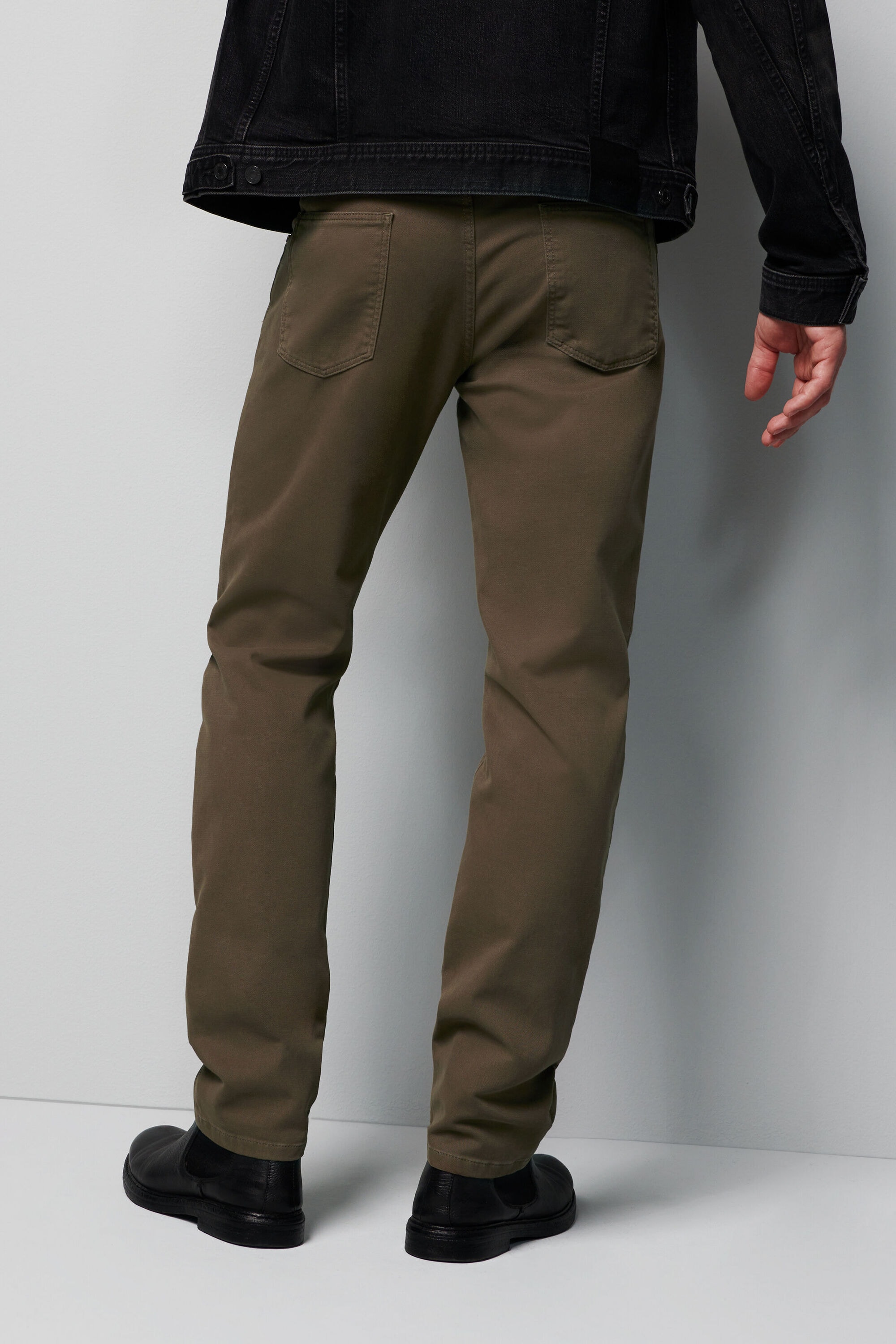 MEYER Chinos »Five-Pocket-Hose«, im unifarbenen Design