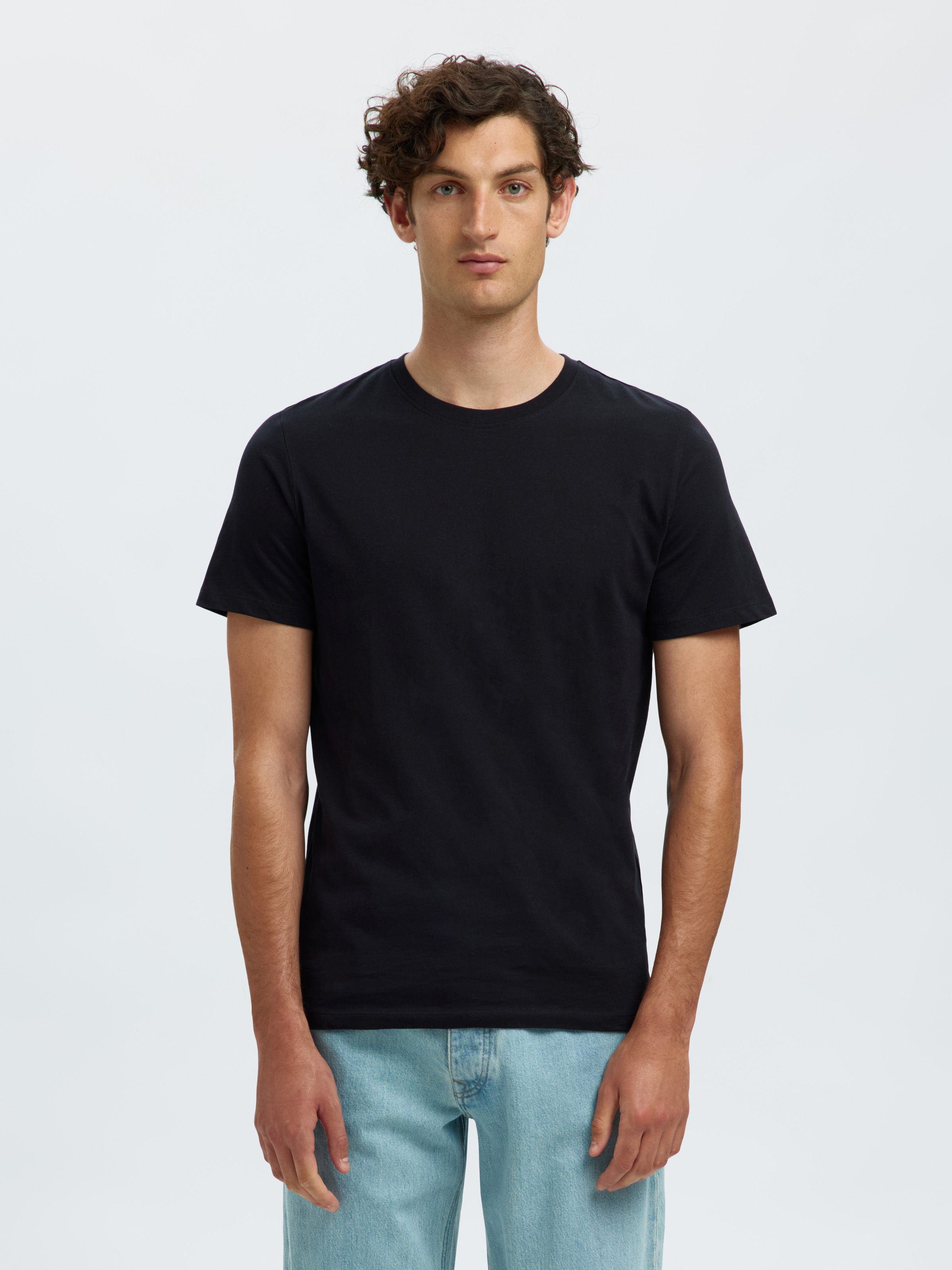 SELECTED HOMME Rundhalsshirt "SLHCORMAC SS O-NECK TEE 5 PACK NOOS", 5 Stk. günstig online kaufen