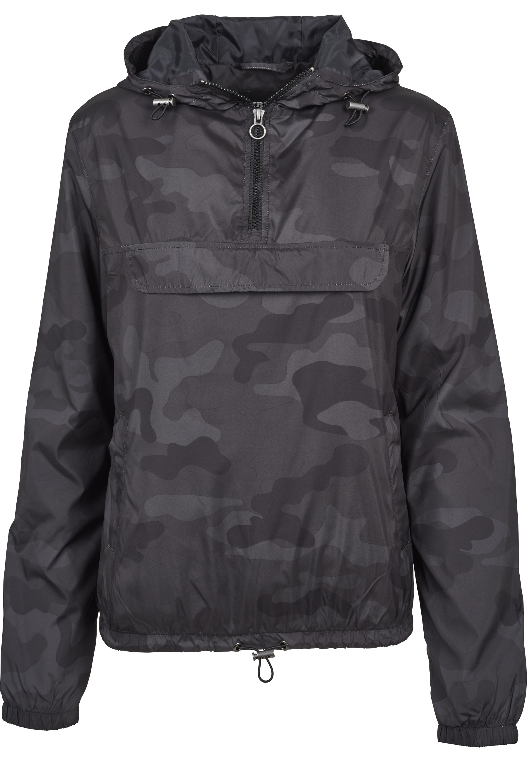 URBAN CLASSICS Outdoorjacke »Urban Classics Damen Ladies Camo Pull Over Jacket« 1 Stk. tlg. mit Kapuze