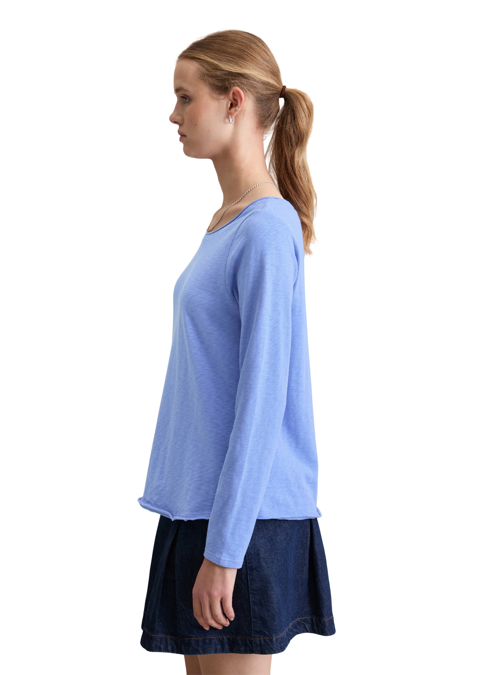 Marc OPolo DENIM Langarmshirt "aus Organic Cotton" günstig online kaufen