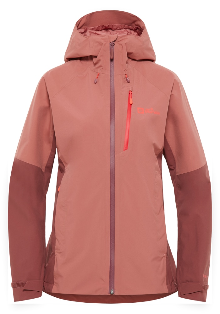 Jack Wolfskin Funktionsjacke »EAGLE PEAK 2L JKT W«, mit Kapuze