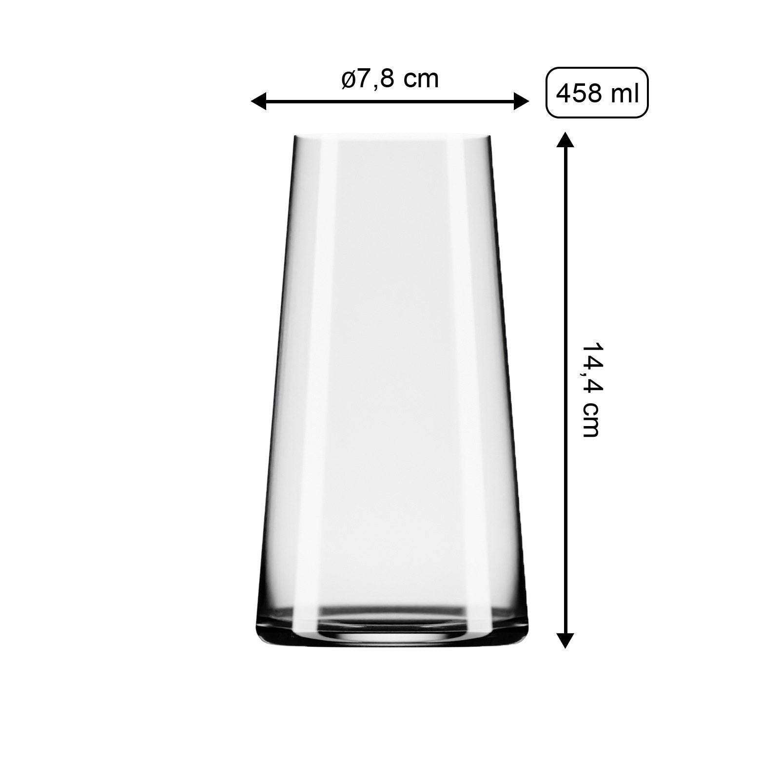 Stölzle Longdrinkglas »Longdrinkgläser Power 458 ml 6er Set transparent«