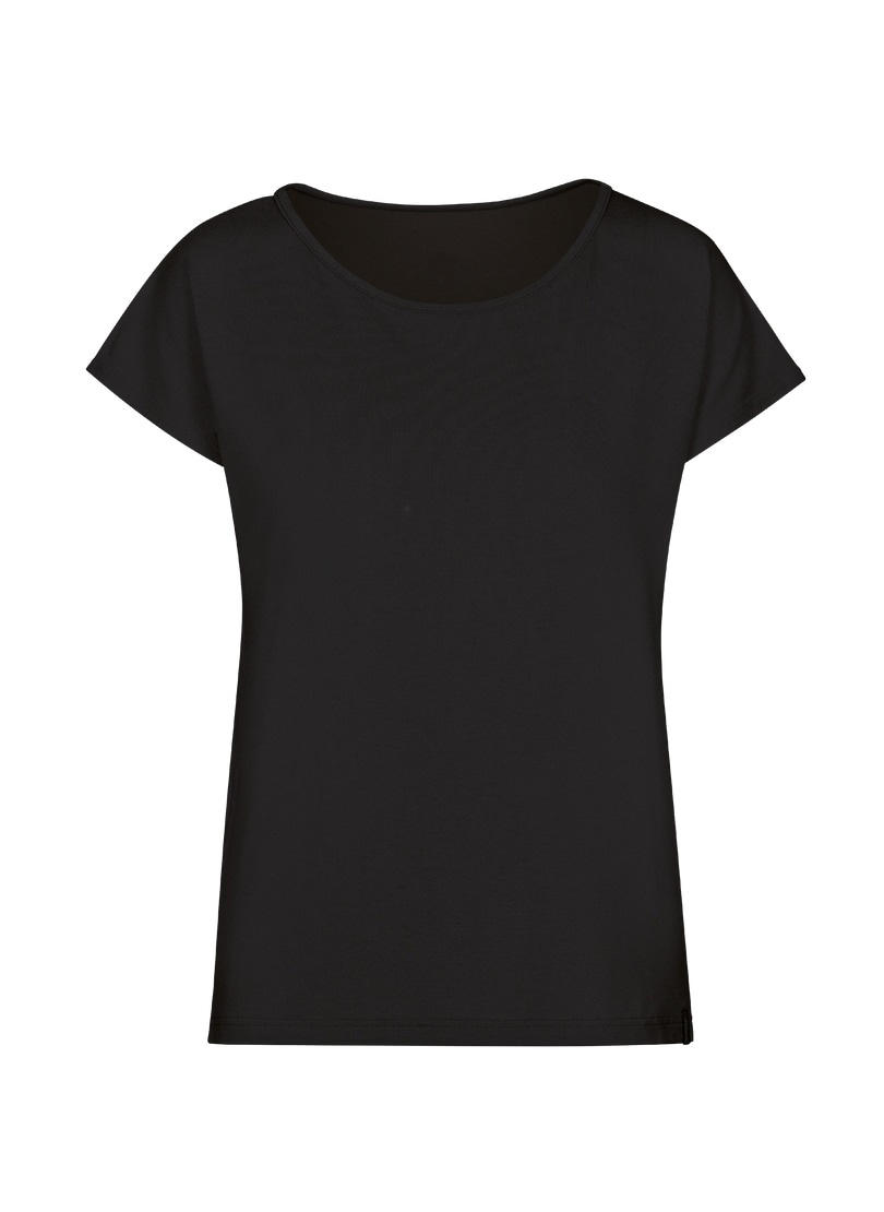 Trigema T-Shirt aus Viskose Seitenschlitzen mit | kaufen online BAUR