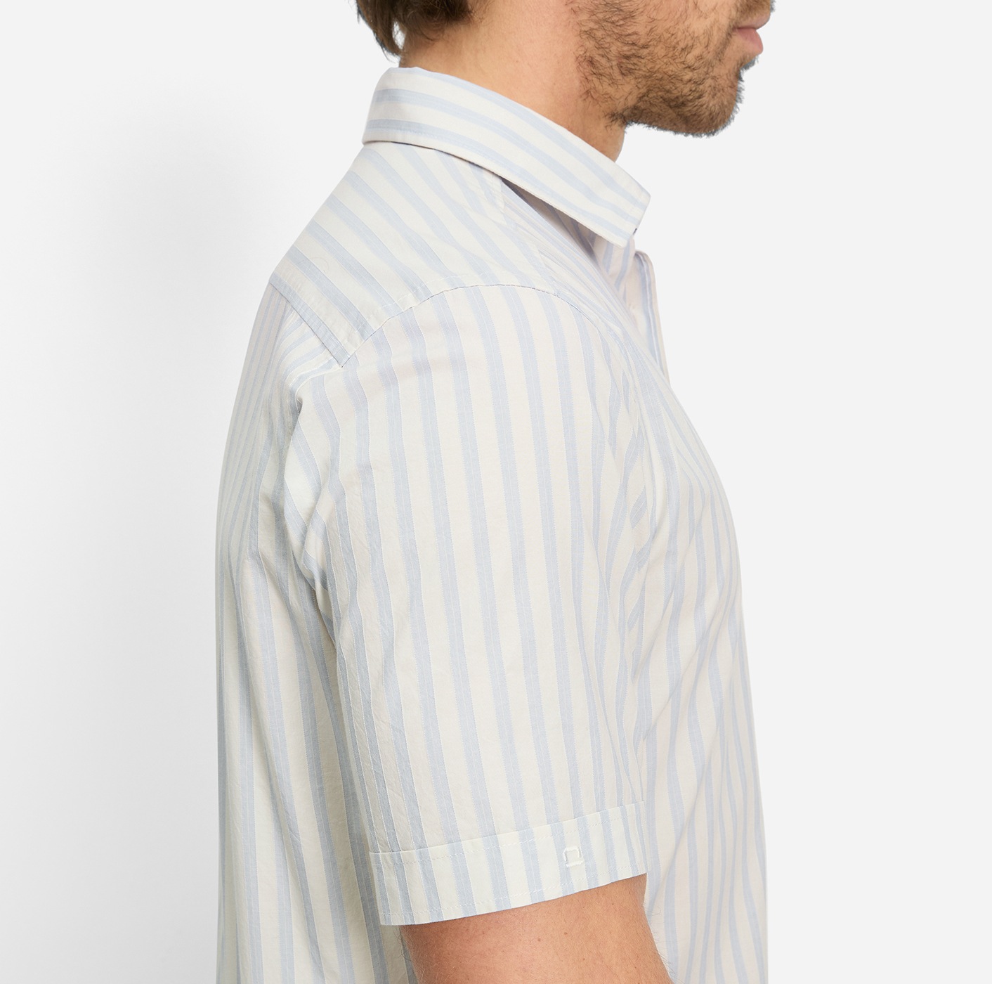 Thumbnail - OLYMP Kurzarmhemd fein gestreift