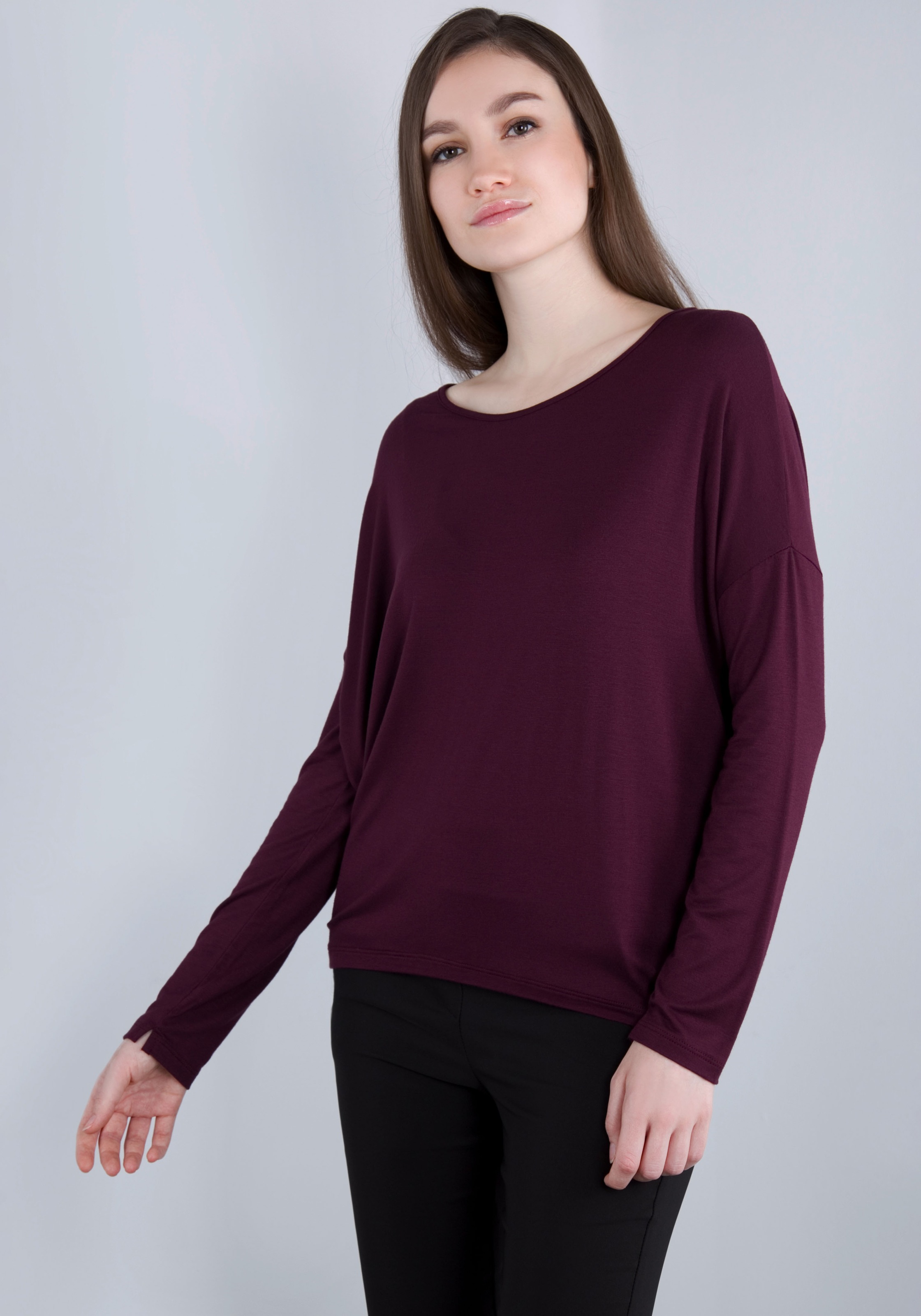 IMPERIAL Langarmshirt, in lässiger "O - Shape" Form