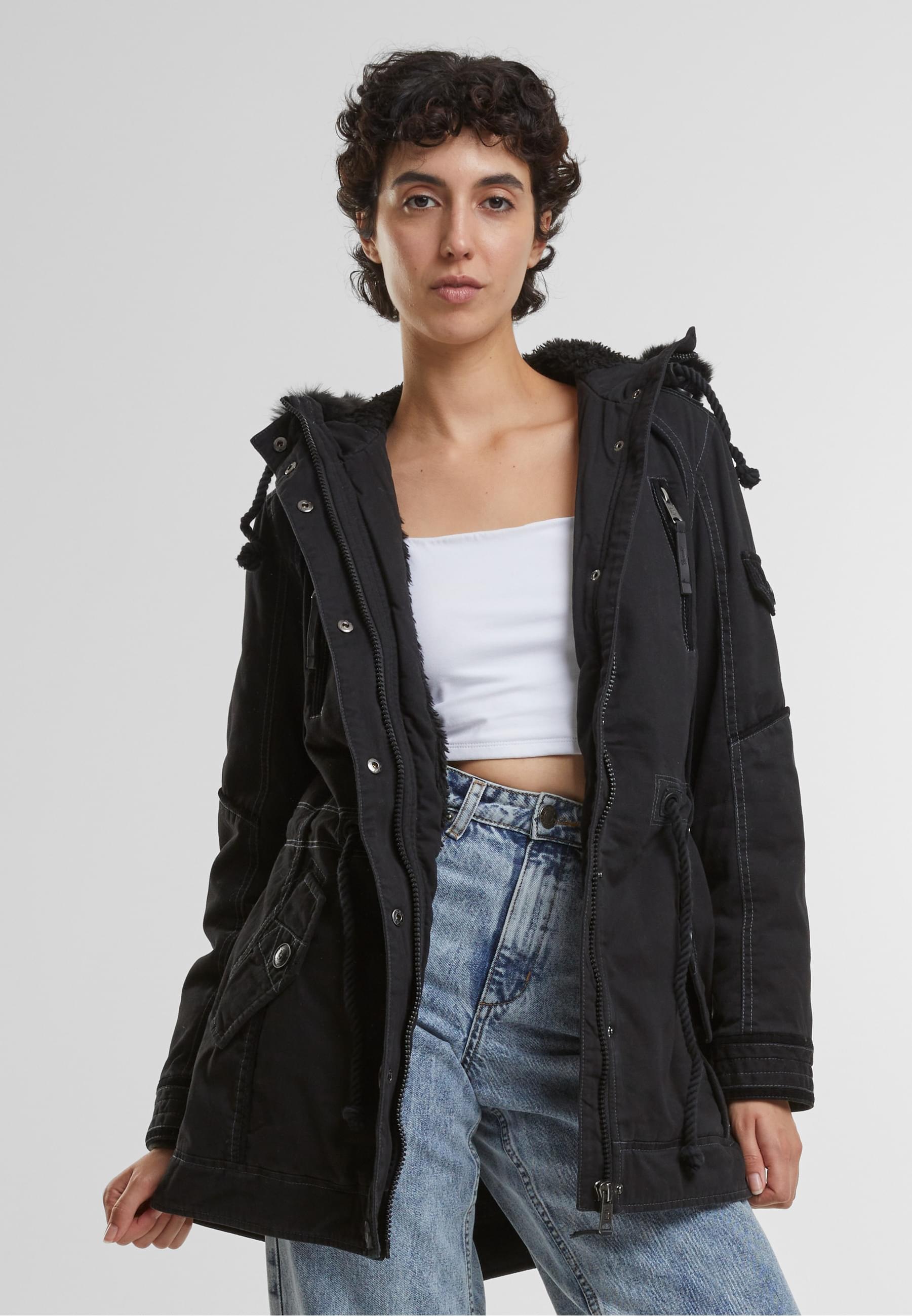 Thumbnail - Brandit Parka "Brandit Brandit Women Emma Winterparka" 1 Stk. tlg. mit Kapuze