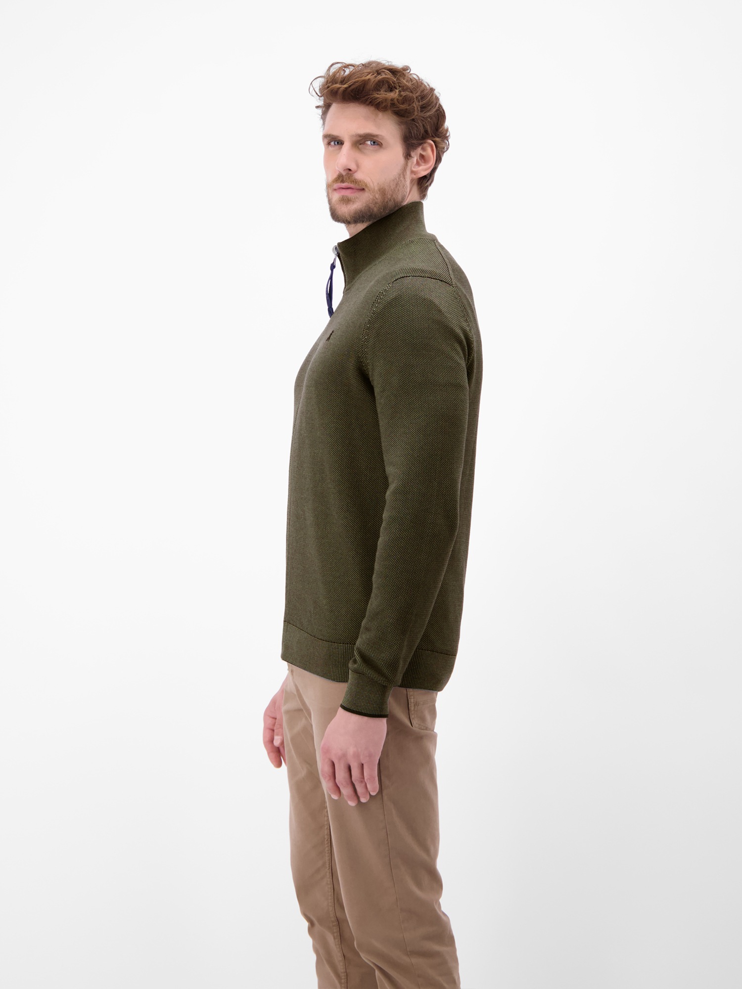 Thumbnail - LERROS Strickjacke "LERROS Melange-Strickjacke für Herren"