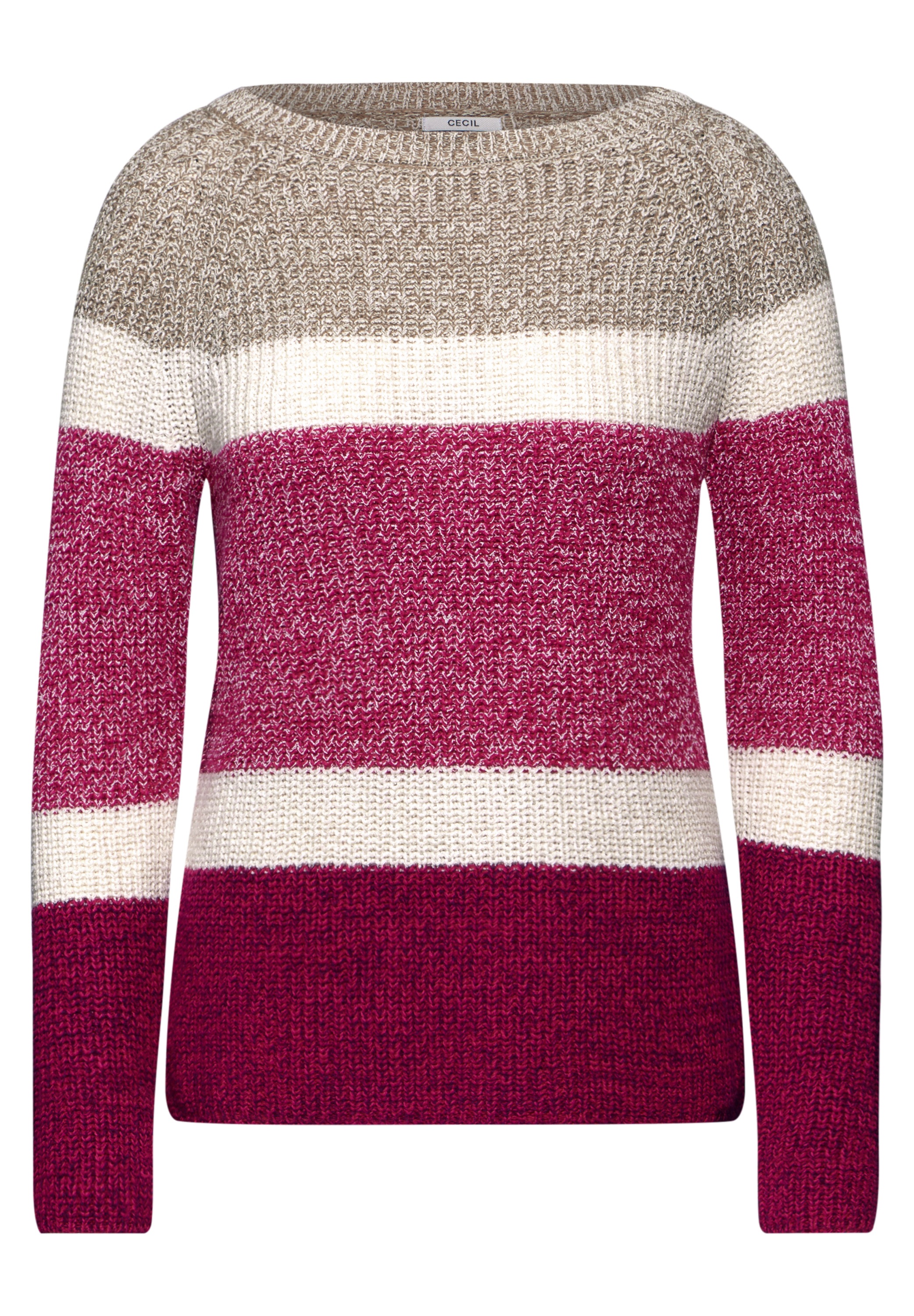 Cecil Strickpullover, mit Streifen