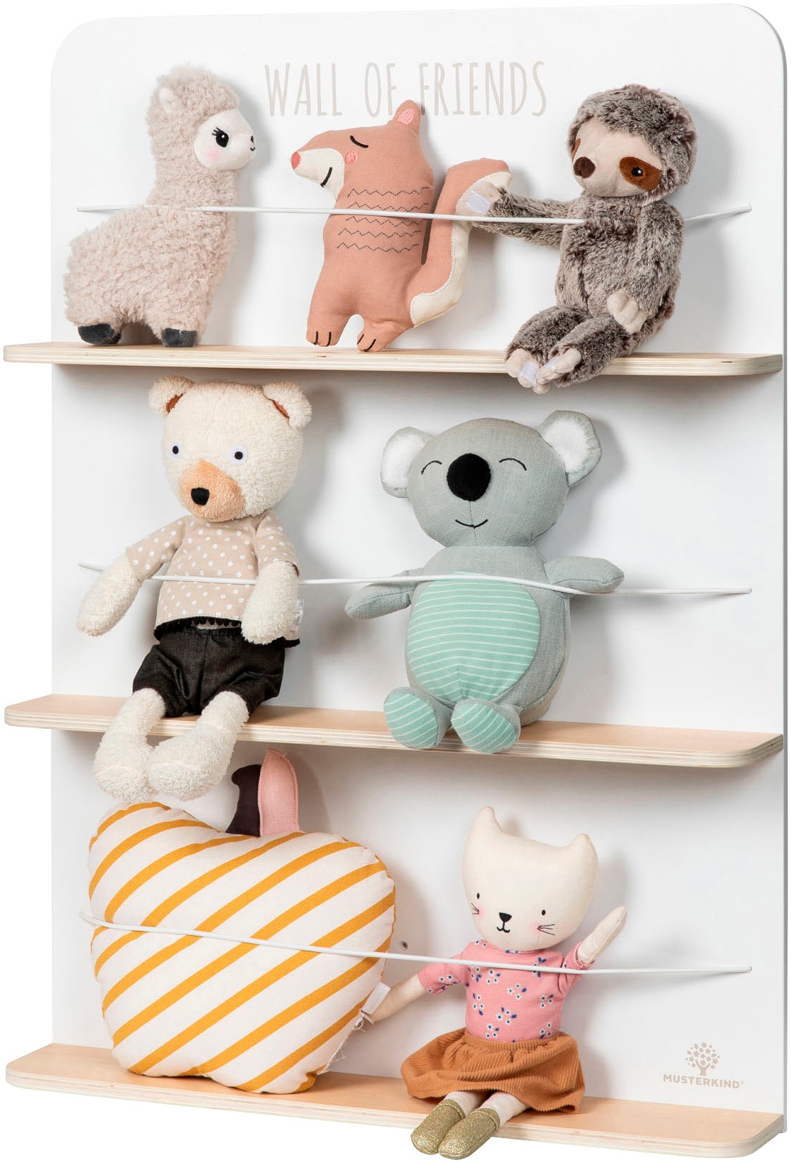 MUSTERKIND ® lentyna »Wall of Friends weiß/natur«...