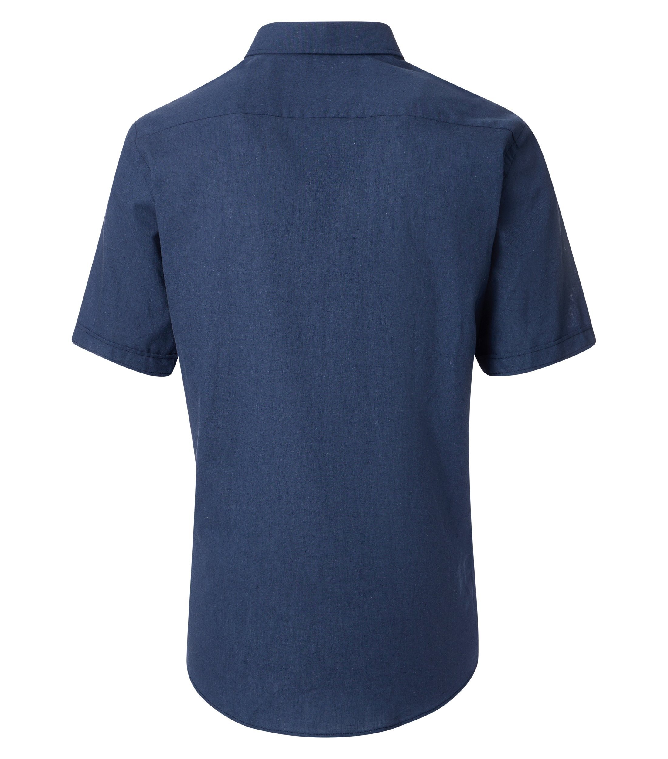 CASAMODA Kurzarmhemd "CASAMODA Leinenhemd Kurzarm uni" günstig online kaufen