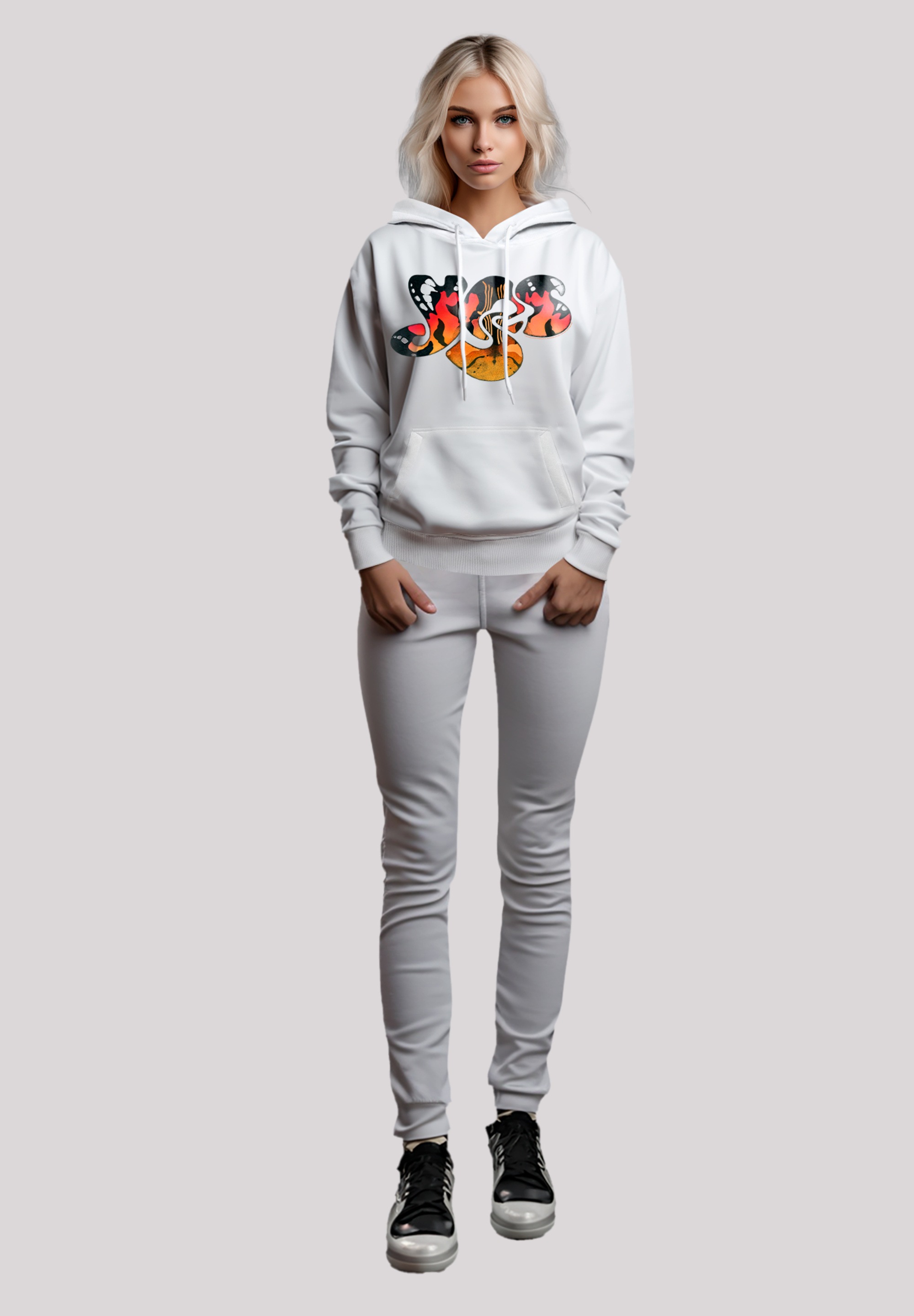 F4NT4STIC Kapuzenpullover »YES Ra Logo«, Premium Qualität
