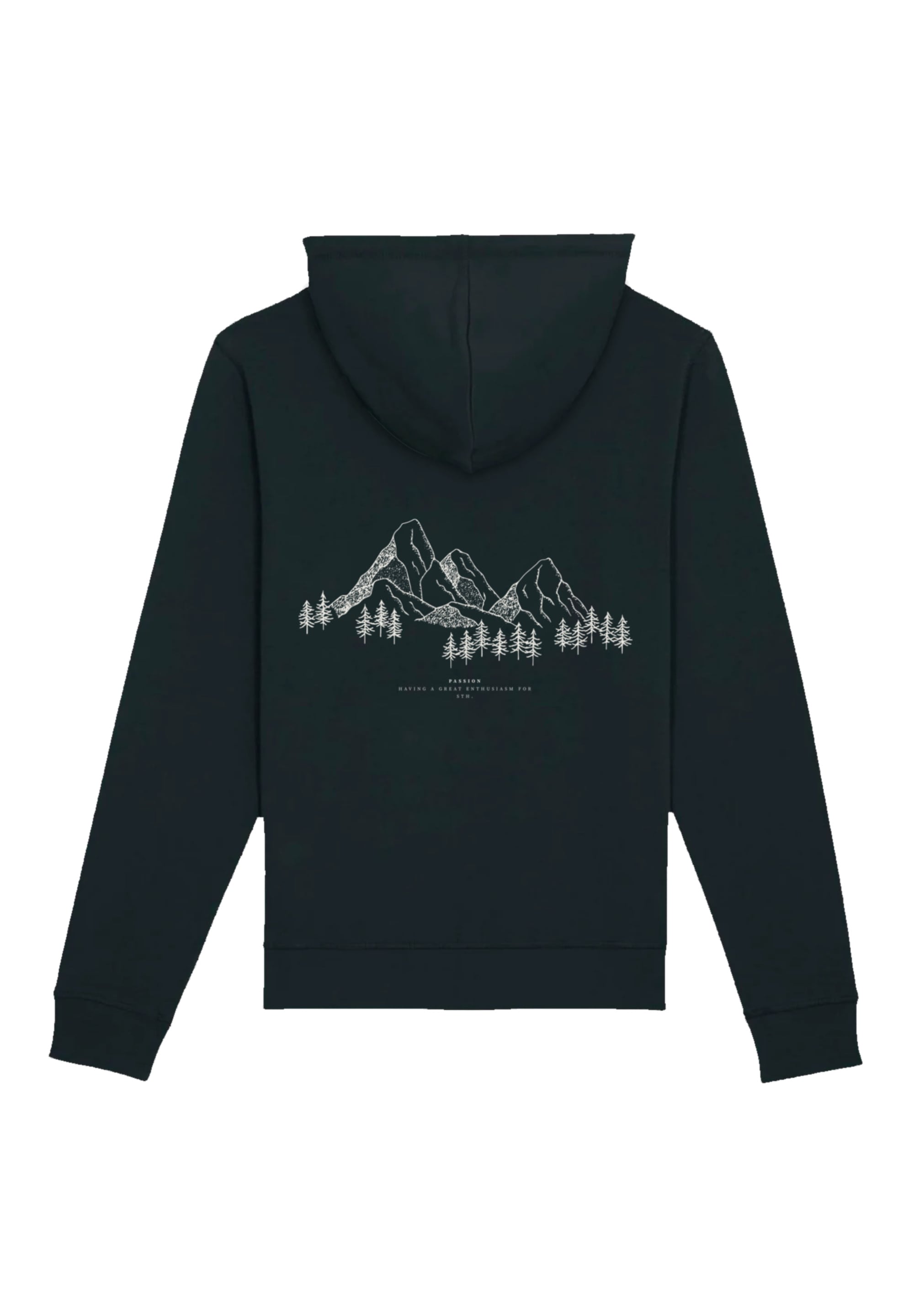 Kapuzenpullover »Mountain Back«, Premium Qualität