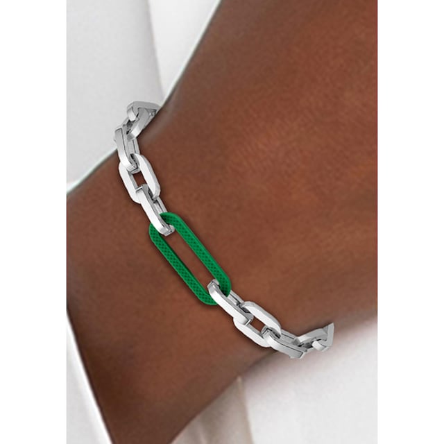 Lacoste Armband »Schmuck Edelstahl Armband Gliederarmband ENSEMBLE«, mit  Lacoste Krokodil - zu Hoodie, Shirt, Polo, Jeans, Jacke, Sneaker! ▷ für |  BAUR