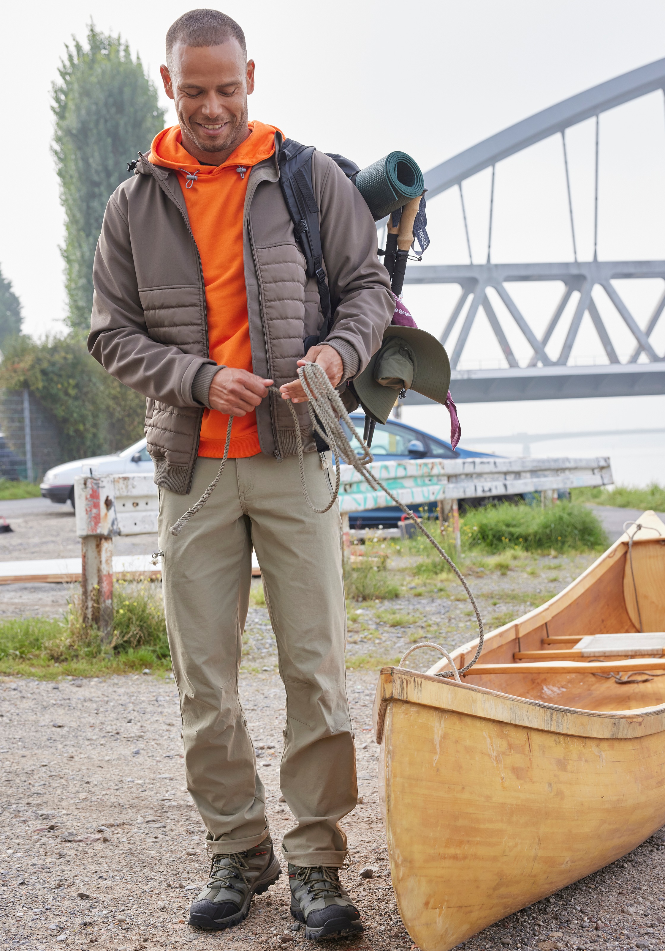 John Devin Trekking Trousers Sand 50 3