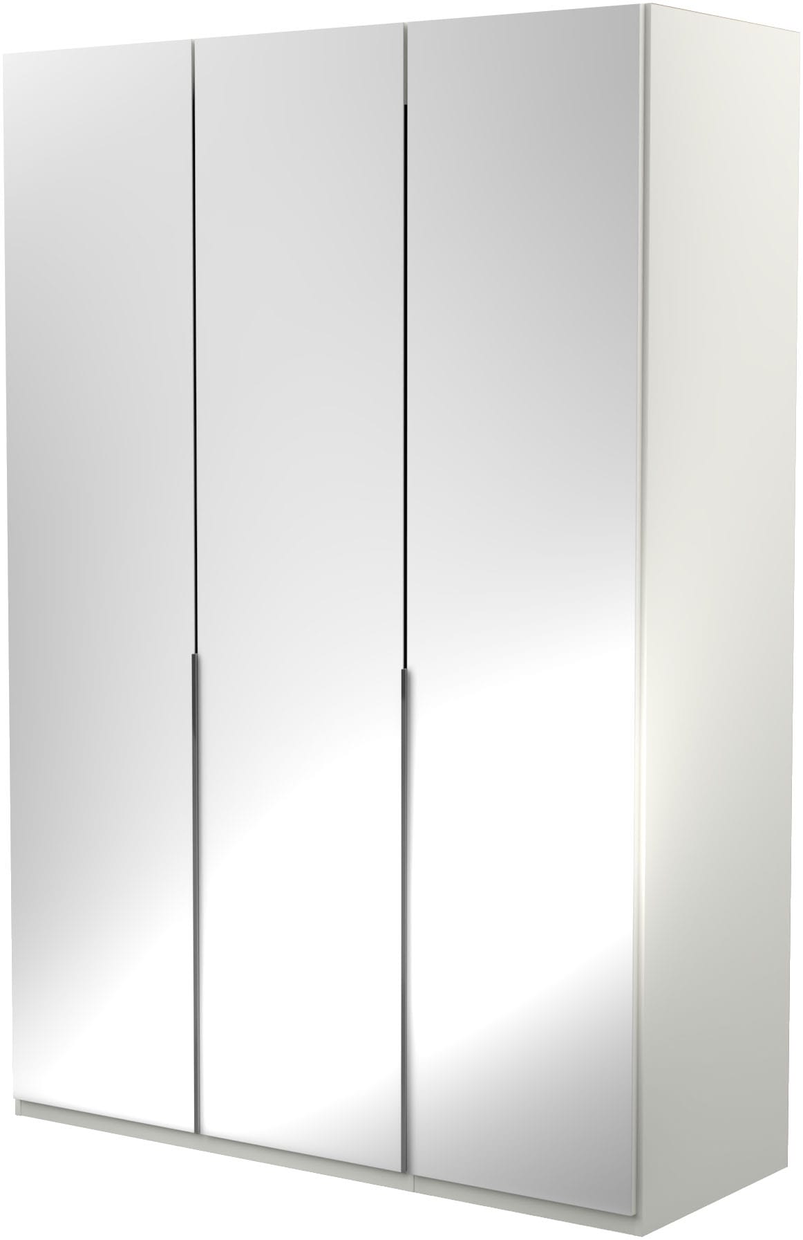 Musterring Kleiderschrank "San Diego, Kleiderschrank, Schrank, Garderobe, mit Glastüren" 1 Stk. tlg. 3-türig (gedämpft), 4 Böden, 2 Kleiderstangen, Chromgriffe