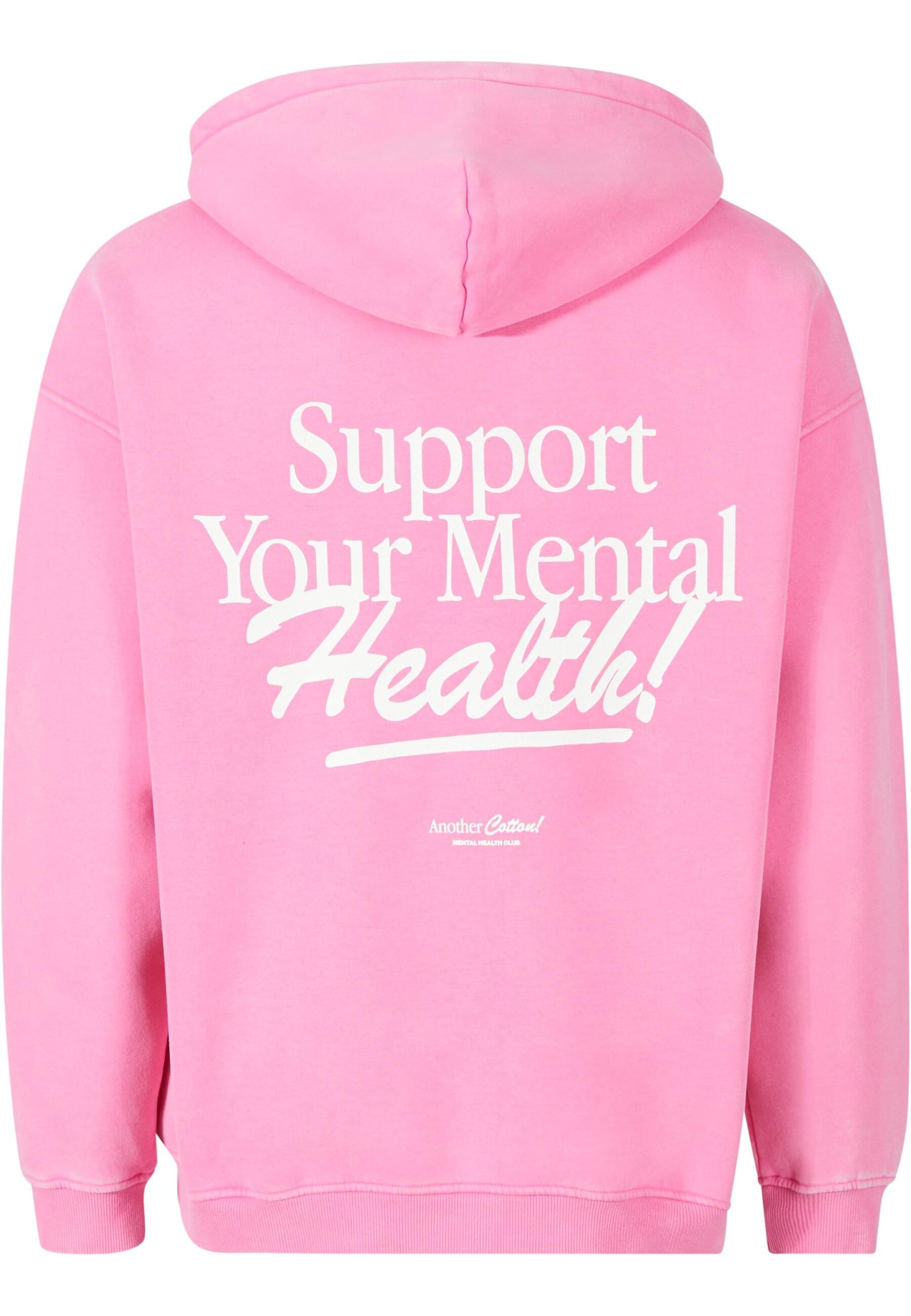 Another Cotton Lab Sweatjacke »Another Cotton Lab Support Your Mental Oversized Zip Hoodie«