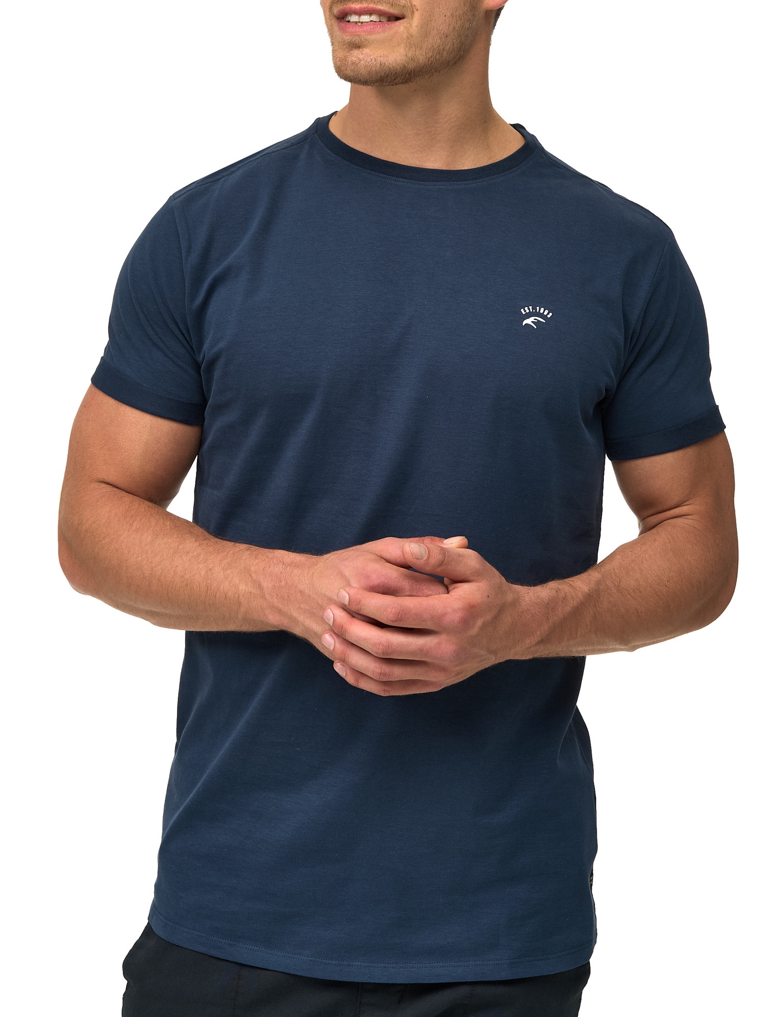 Indicode Rundhalsshirt "INKloge" günstig online kaufen