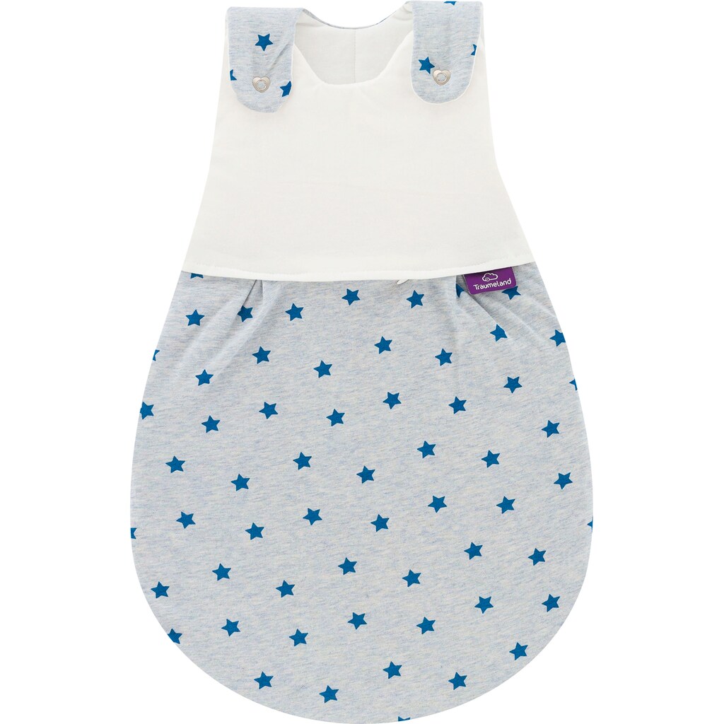 Träumeland Babyschlafsack »2tlg. Set LIEBMICH, Design Sternentraum blau«, (2 tlg.)