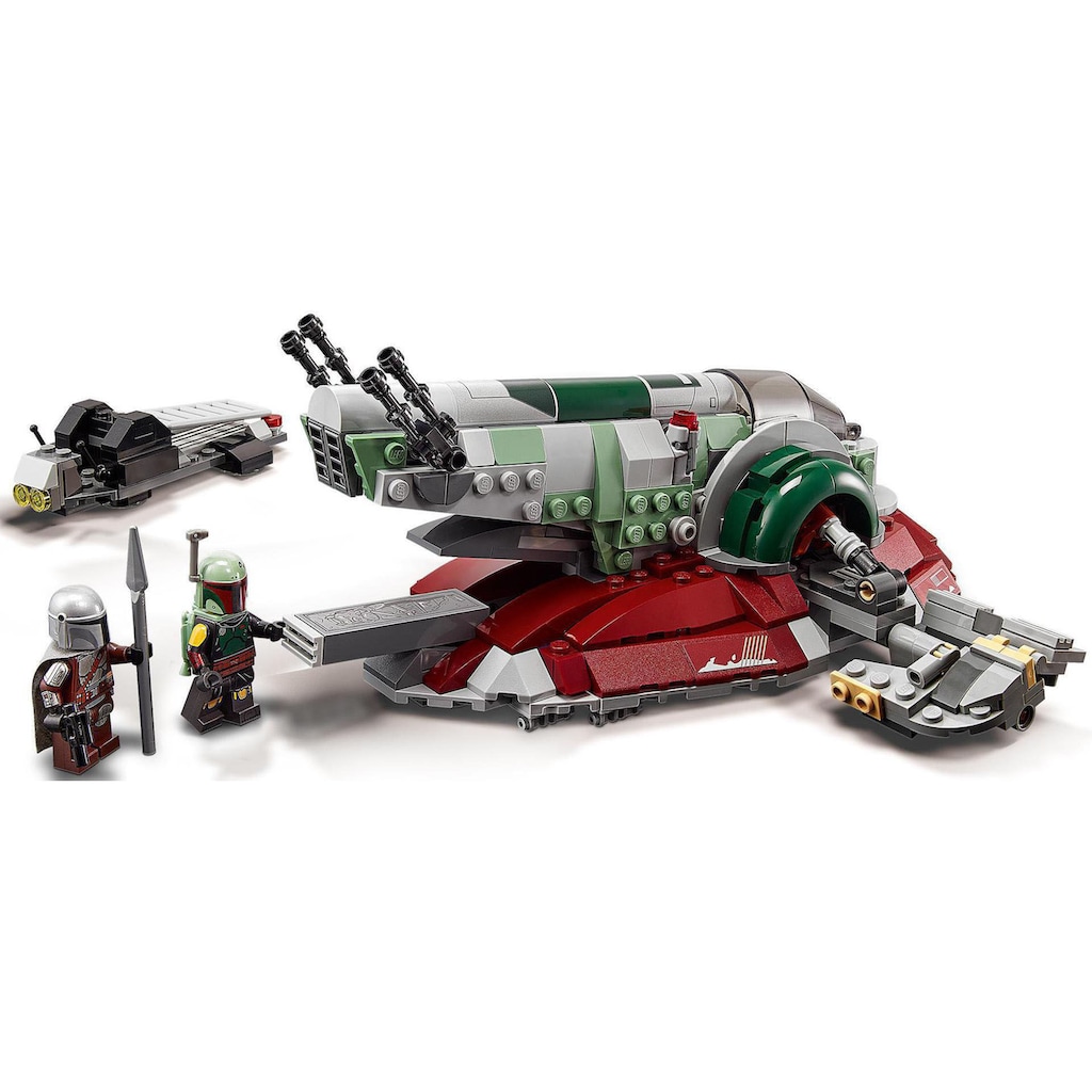 LEGO® Konstruktionsspielsteine »Boba Fetts Starship™ (75312), LEGO® Star Wars™ Mandalorian«, (593 St.), Made in Europe