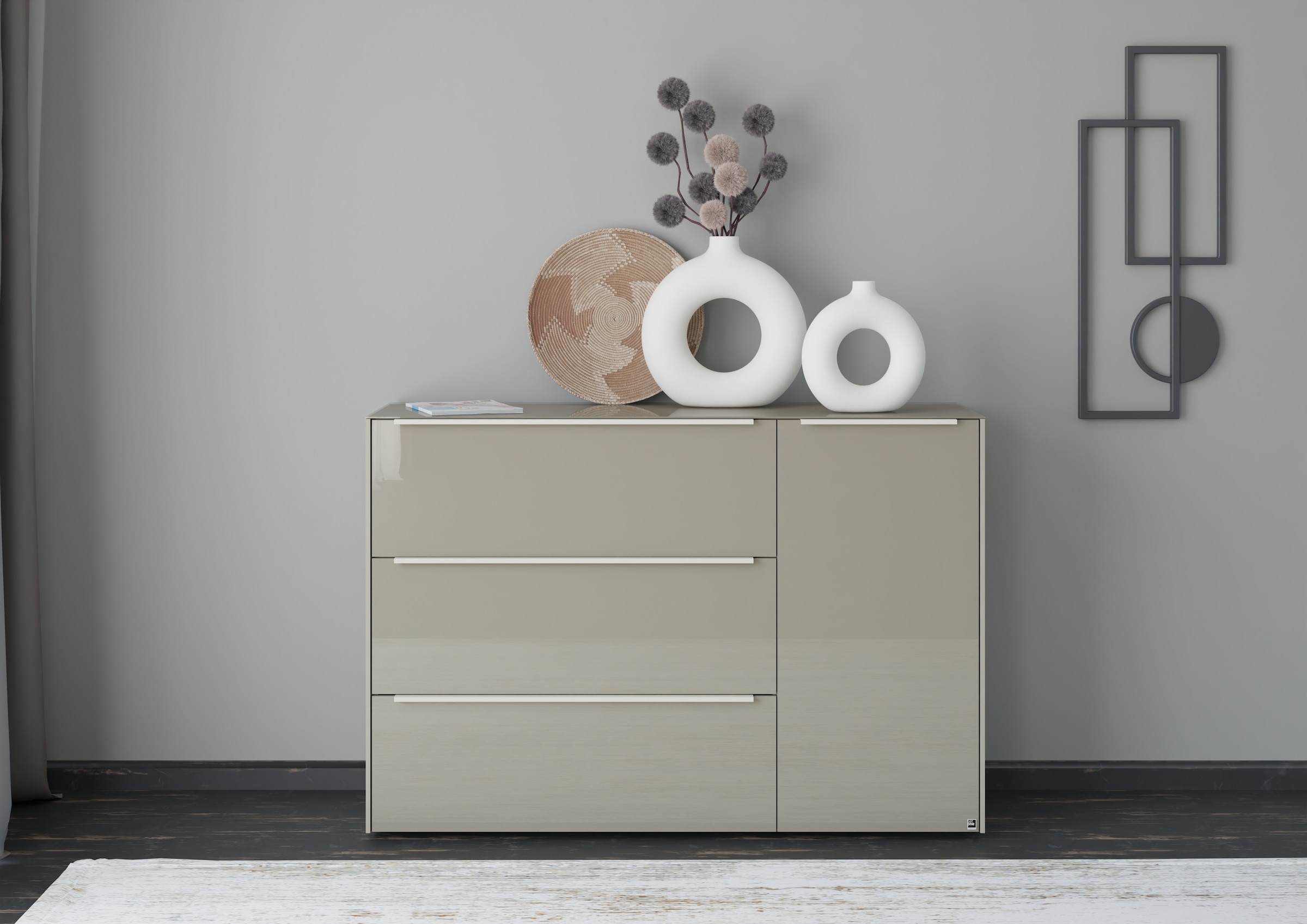 set one by Musterring Sideboard "Reno" 1 Stk. tlg. Mit Gleitern und in verschiedenen Farben erhältlich