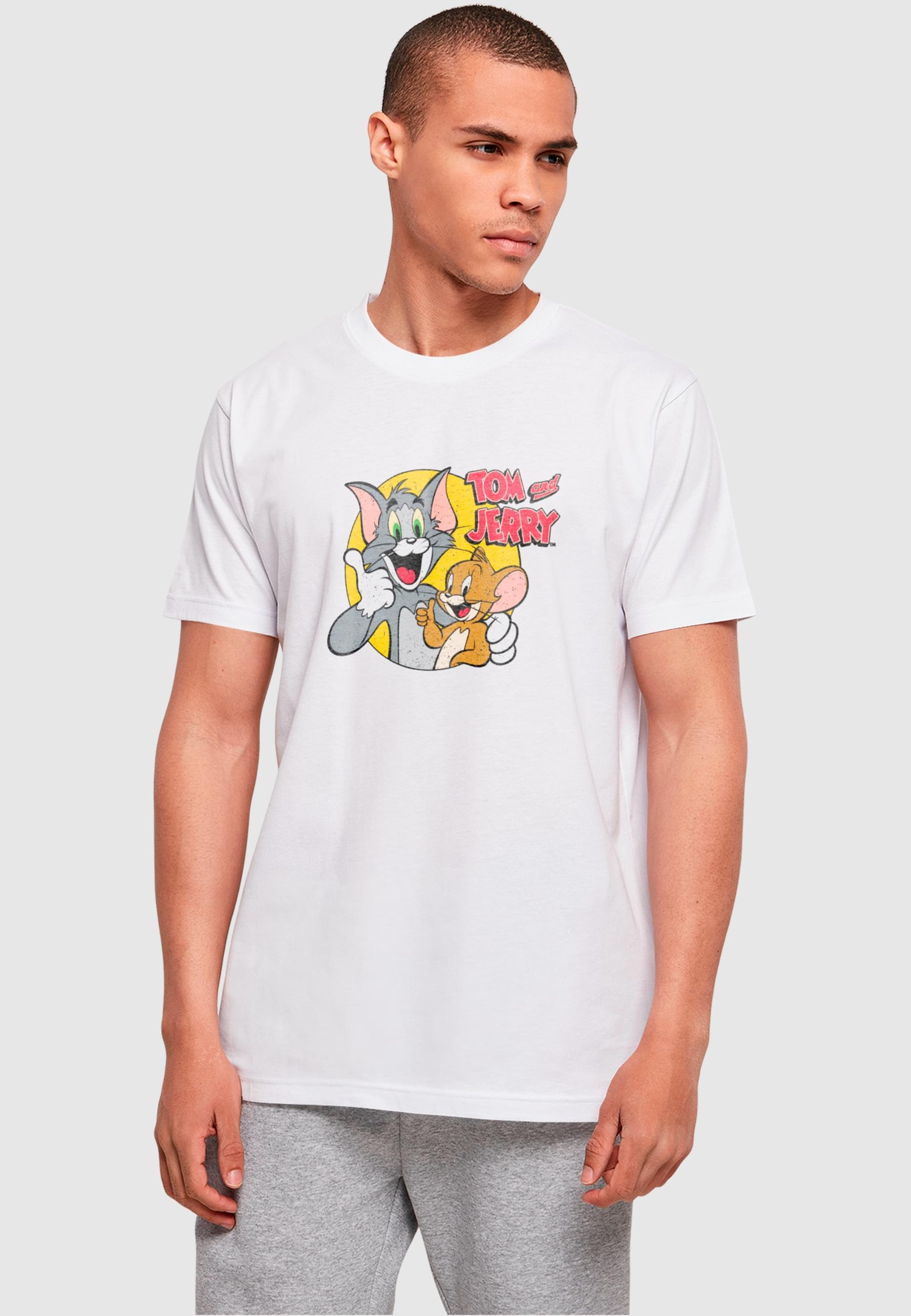 ABSOLUTE CULT T-Shirt »ABSOLUTE CULT Herren Tom and Jerry - Thumbs up T-Shirt«, (1 tlg.)