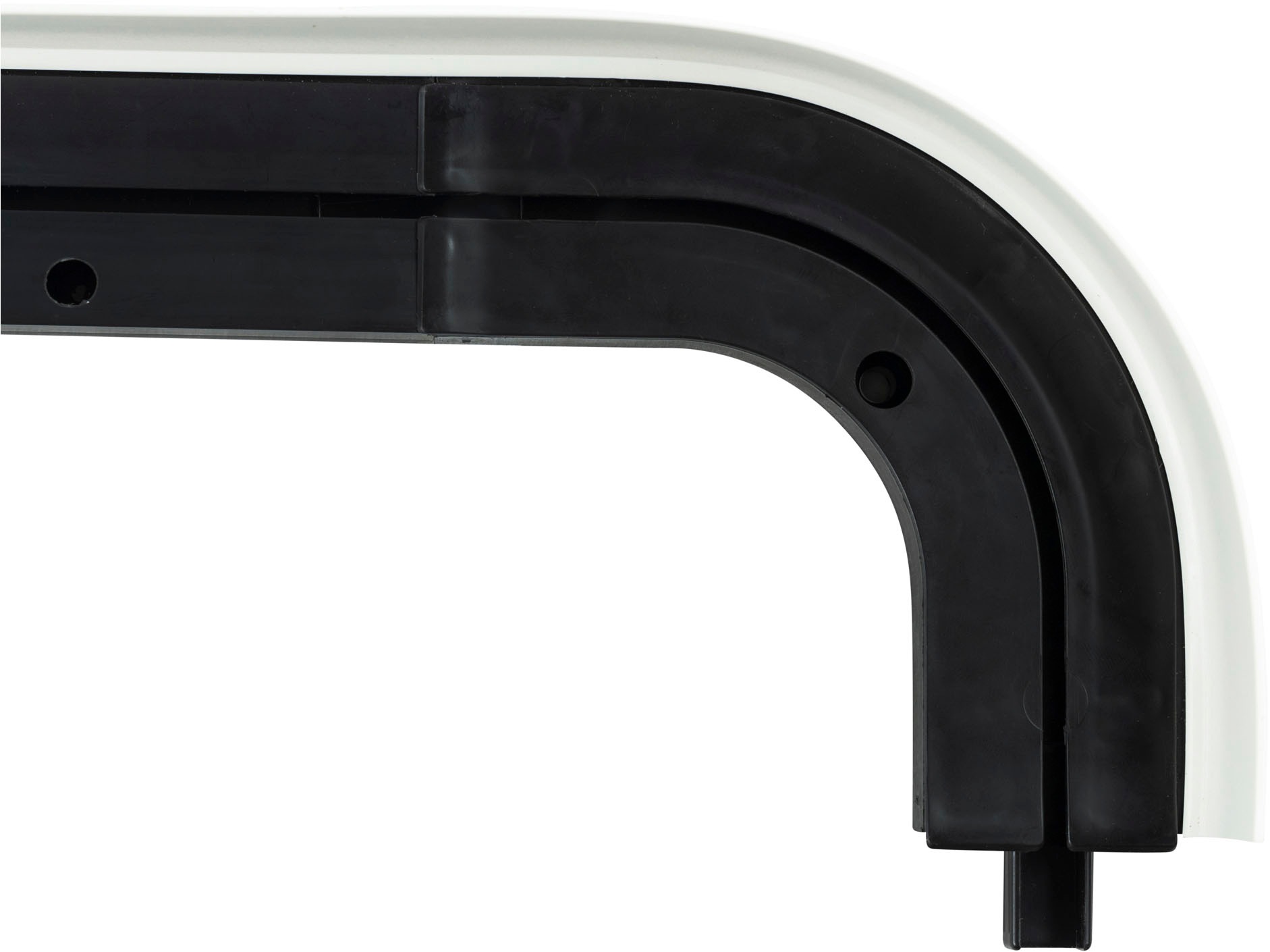 SN DECO GROUP Gardinenschiene »SH1«, 1 läufig-läufig, Fixmaß, mit Blende 5 cm