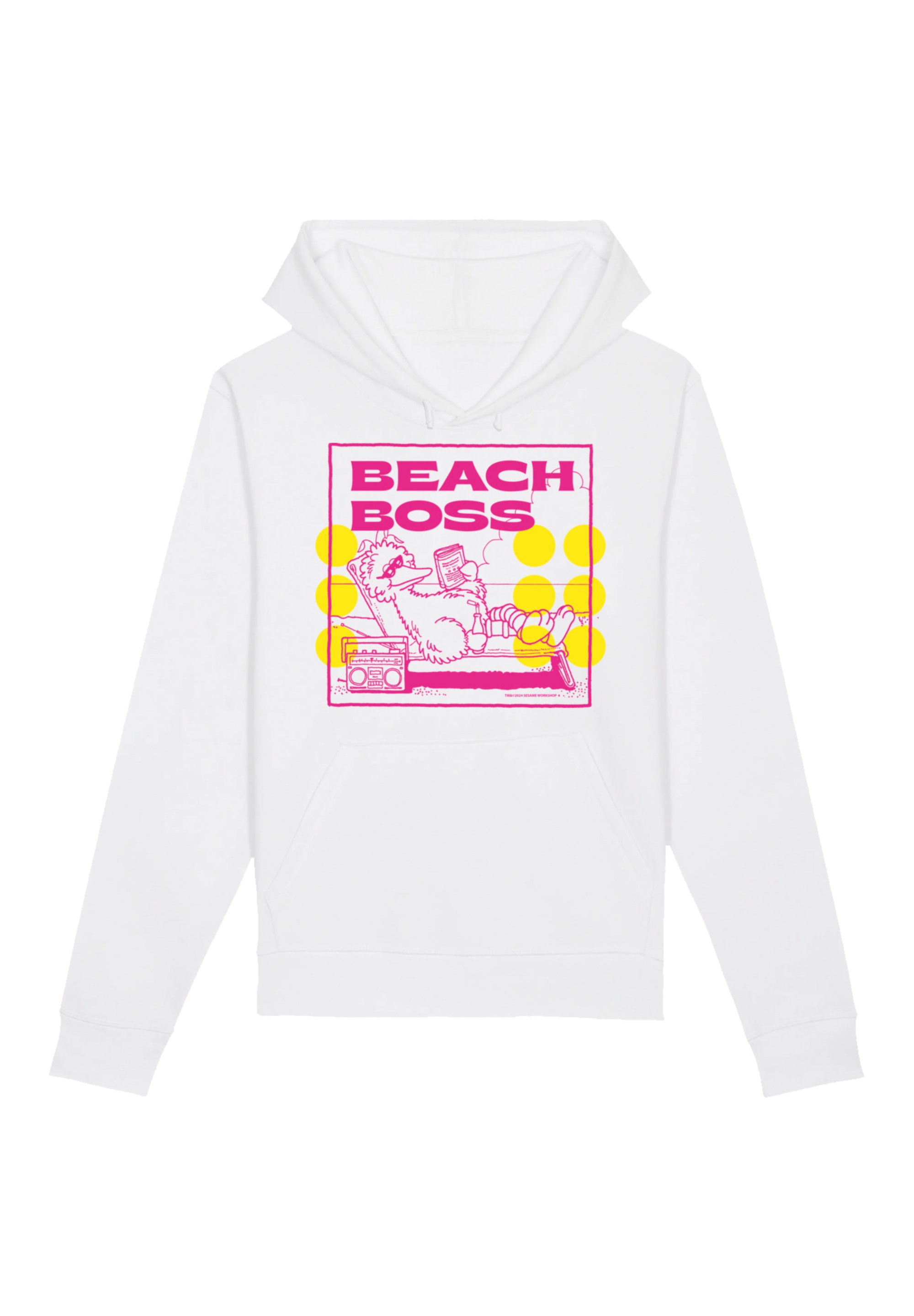 F4NT4STIC Kapuzenpullover "Sesamstraße Bibo Beach Boss", Premium Qualität,N günstig online kaufen