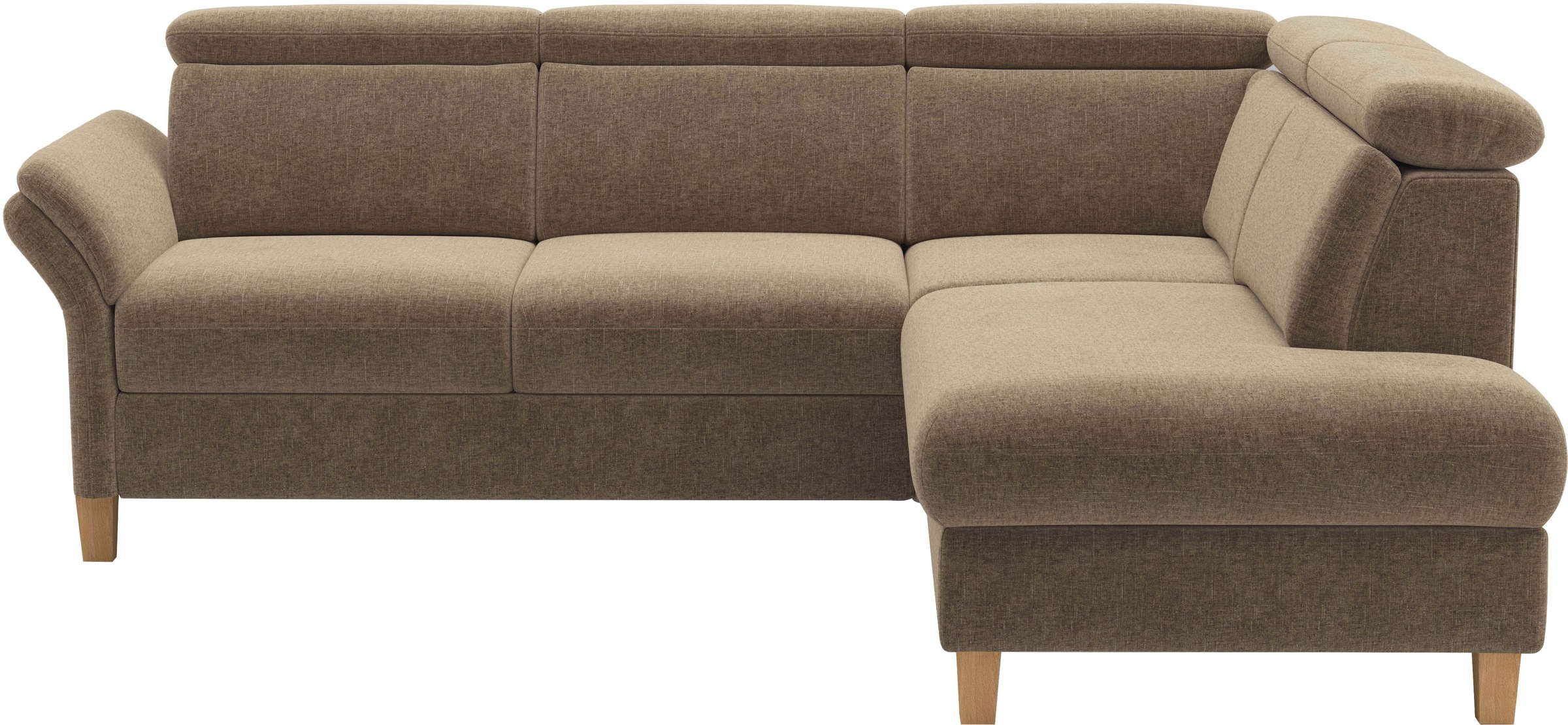 Home affaire Ecksofa "Glendale, L-Form" inkl. Kopfteilverstellung, wahlweis günstig online kaufen