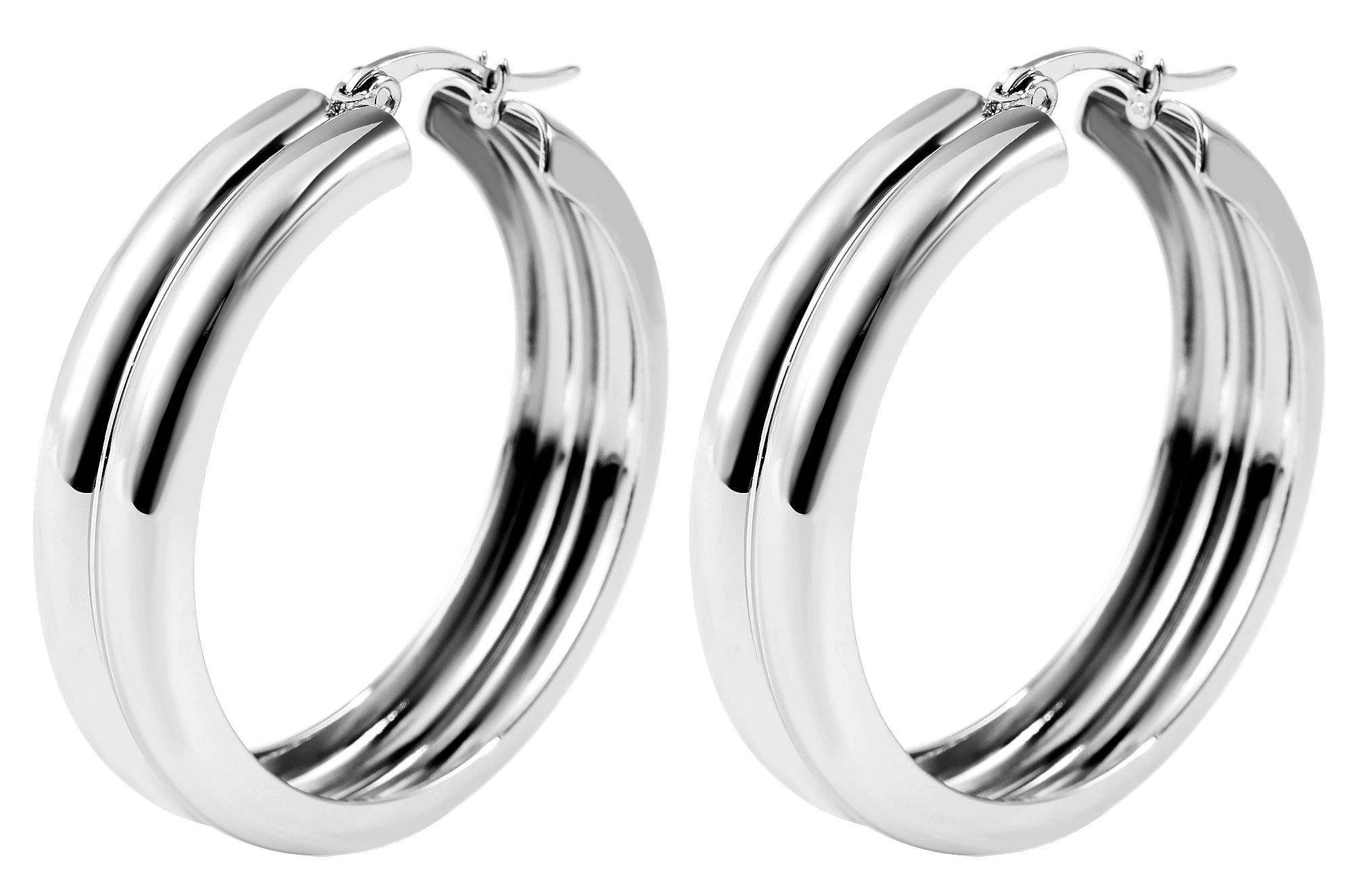 Adelia´s Paar Creolen "Damen Ohrringe – Creole aus Edelstahl" Geschenkidee: günstig online kaufen