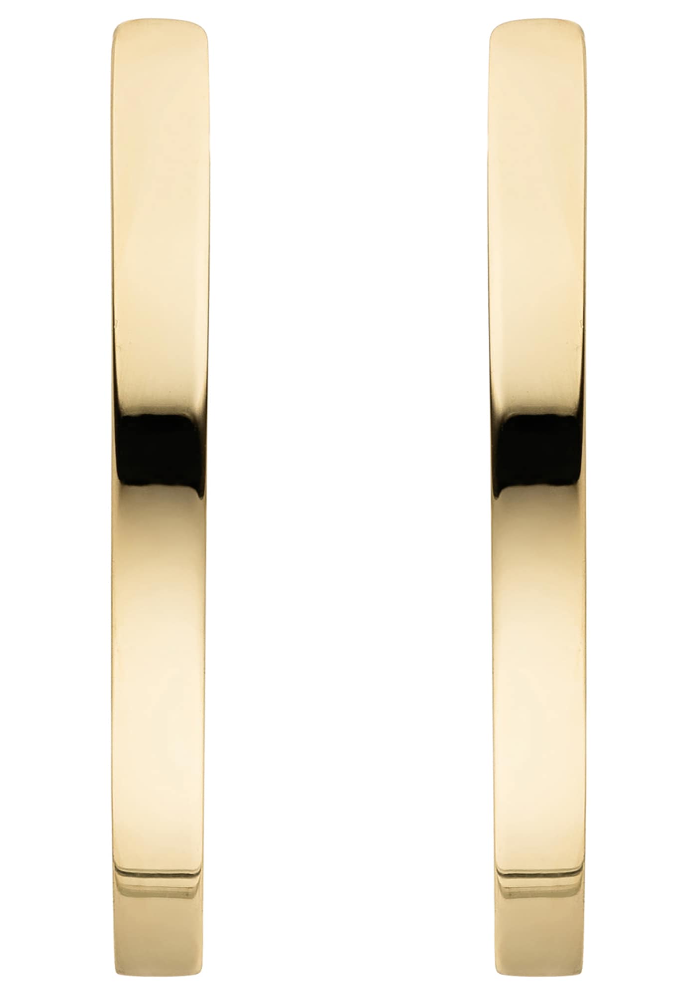 JOBO Paar Creolen »Ohrringe spitz oval 21 mm« 8 Karat 333 Gold