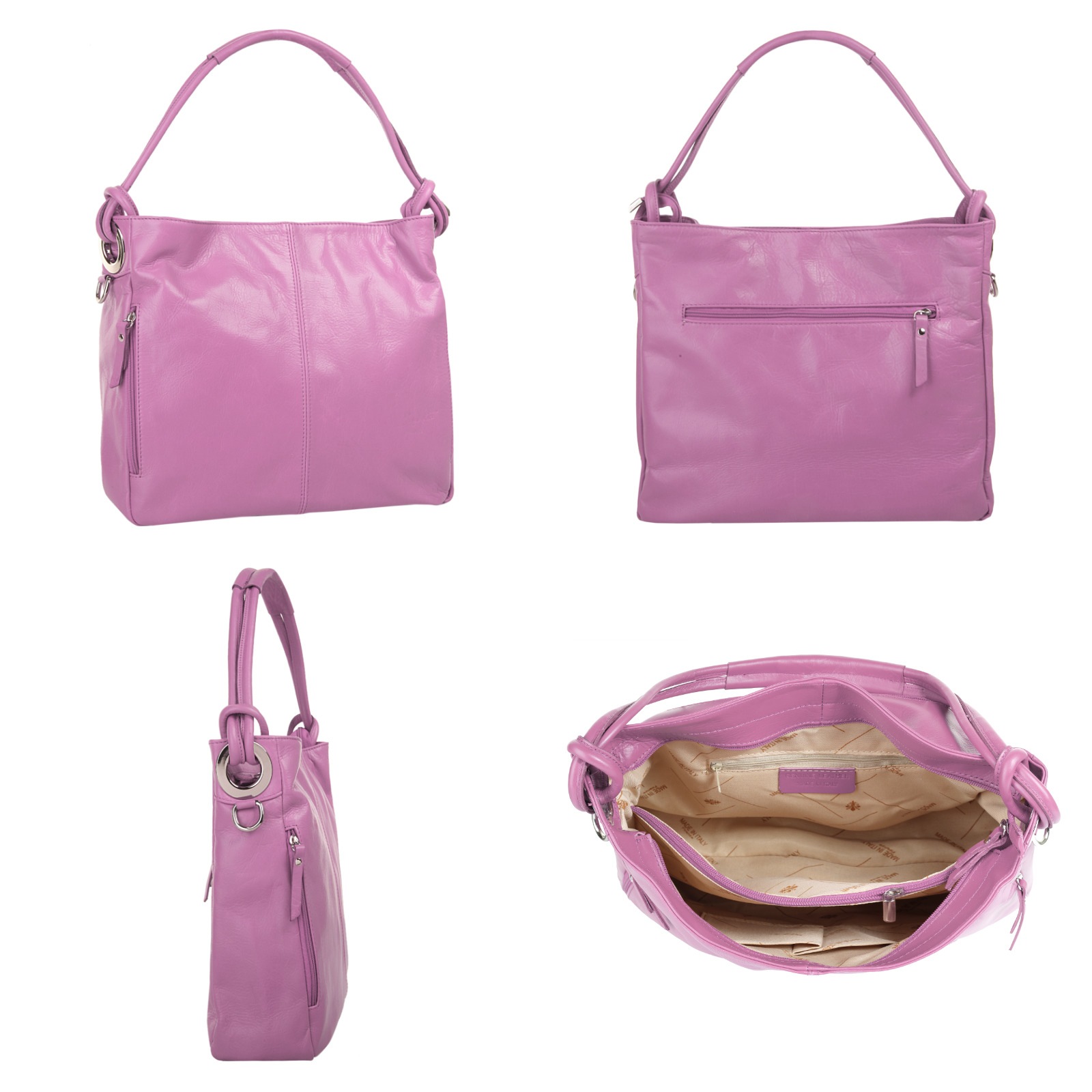 Samantha Look Shopper, echt Leder, Made in Italy