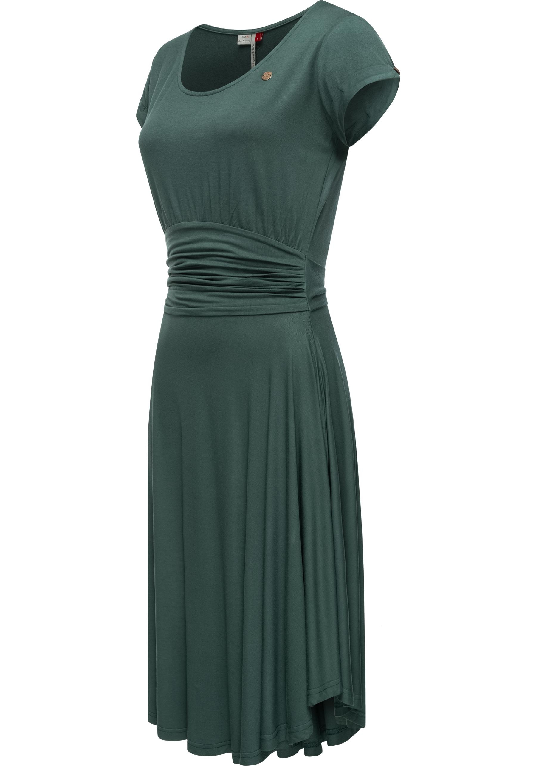 Ragwear Sommerkleid »Ivone Solid«, leichtes Jersey-Kleid in melierter Optik