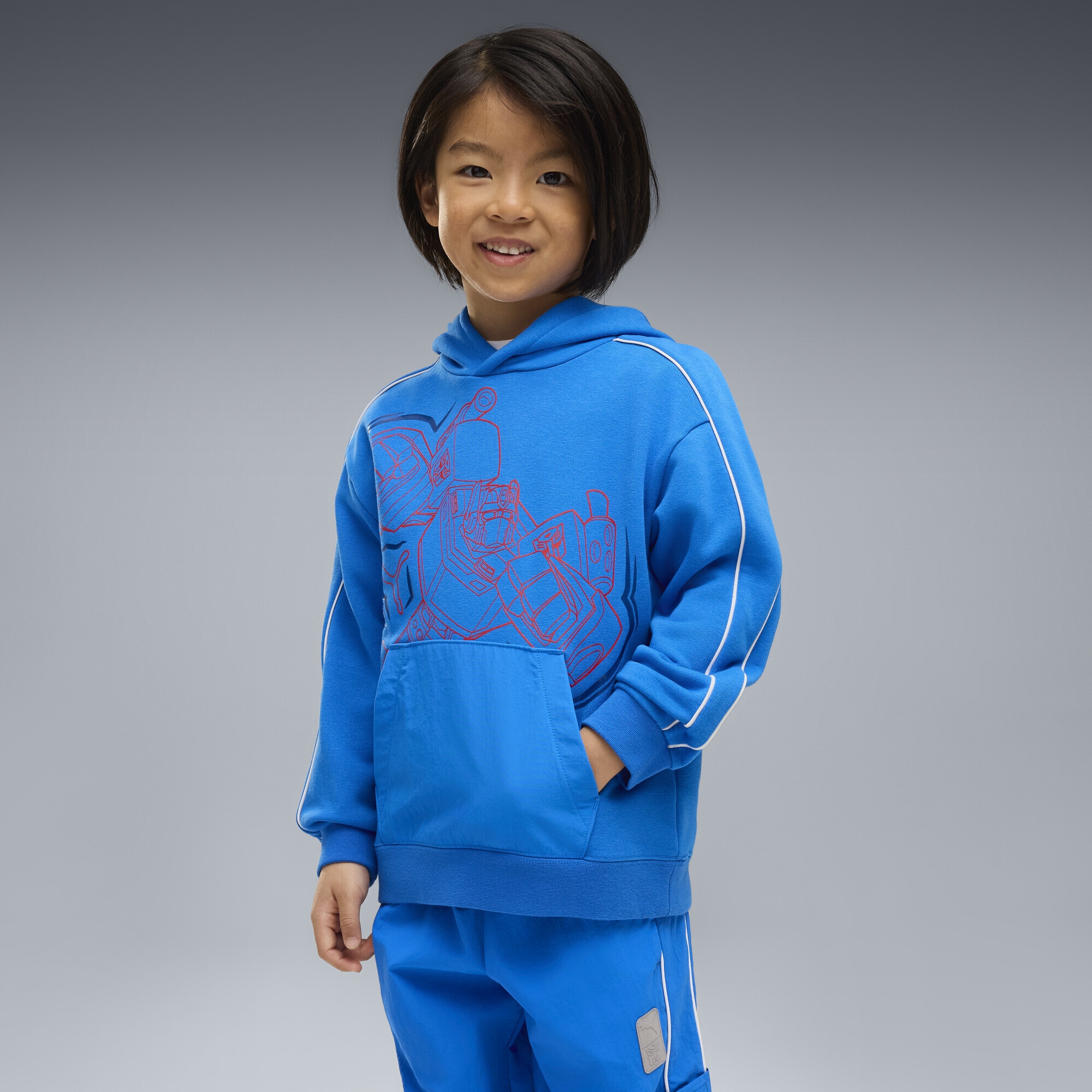 PUMA Kapuzenpullover »PUMA x TRANSFORMERS T7 Relaxed Graphic Hoodie Jungen«
