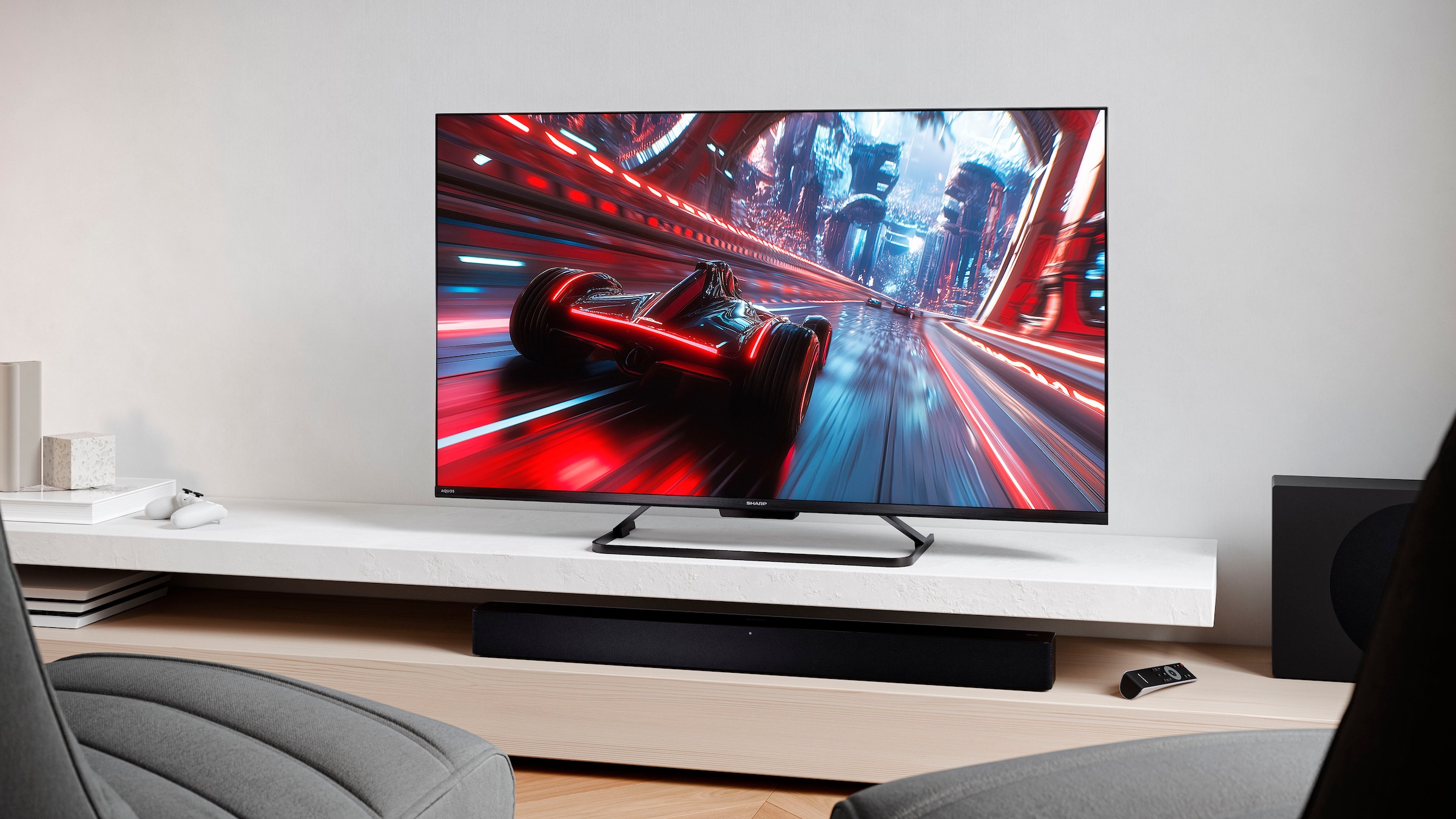Sharp QLED-Fernseher »4T-C43HRx« 108 cm/43 ″ Smart-TV