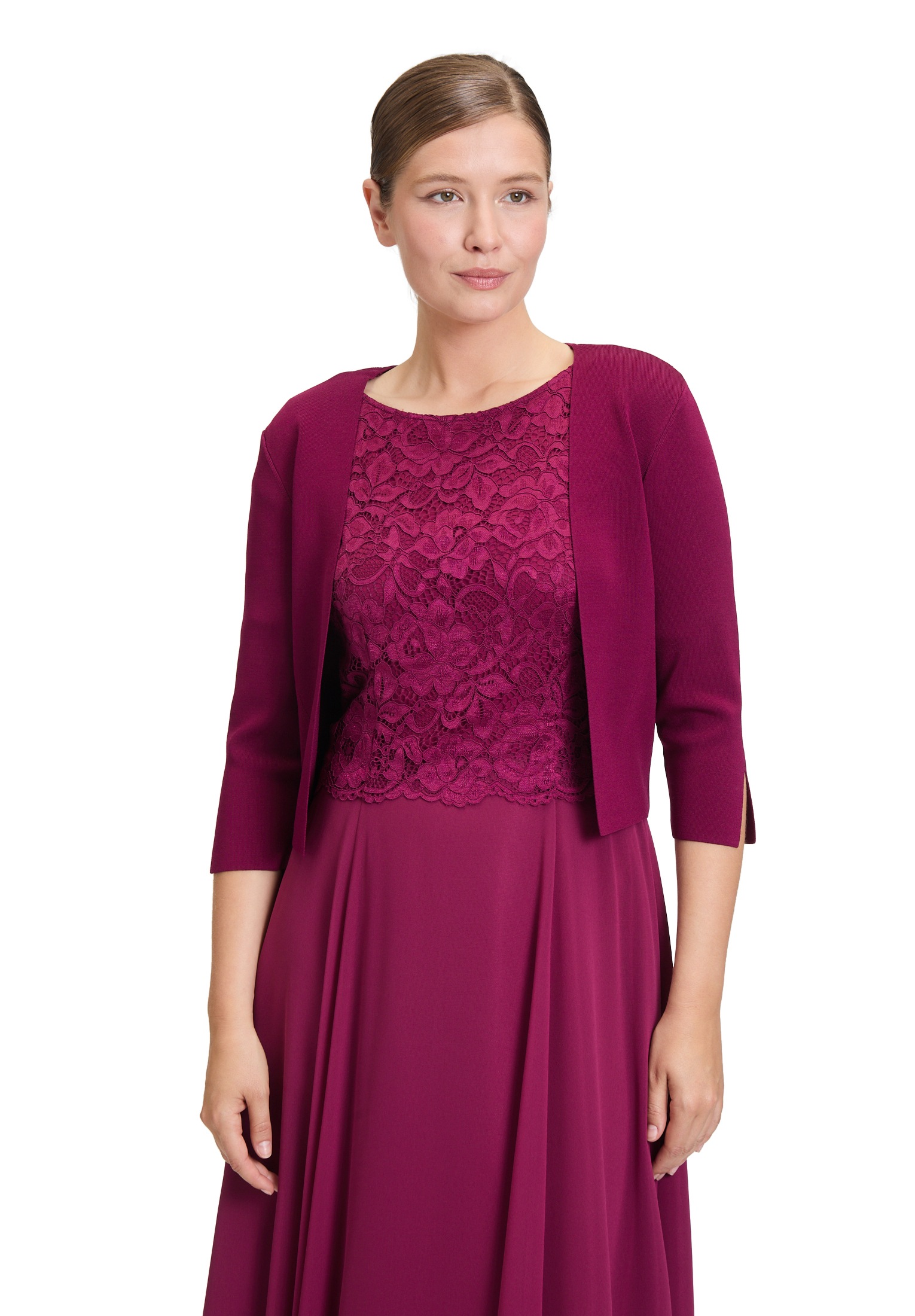 Vera Mont Strickjacke "Vera Mont Strickbolero langarm", Ärmelschlitz günstig online kaufen