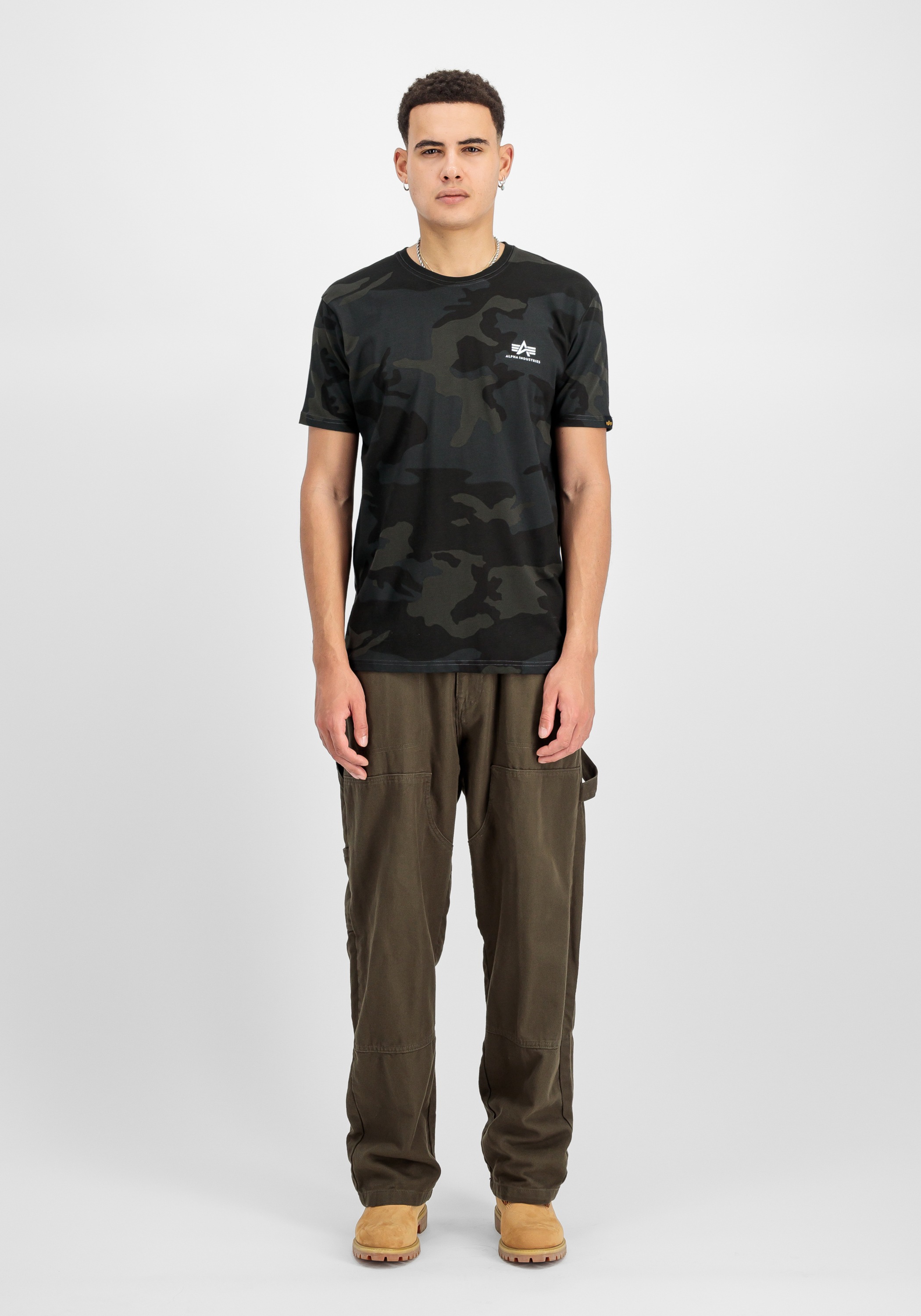 Thumbnail - Alpha Industries T-Shirt "Alpha Industries Men - T-Shirts Backprint T-Shirt Camo"