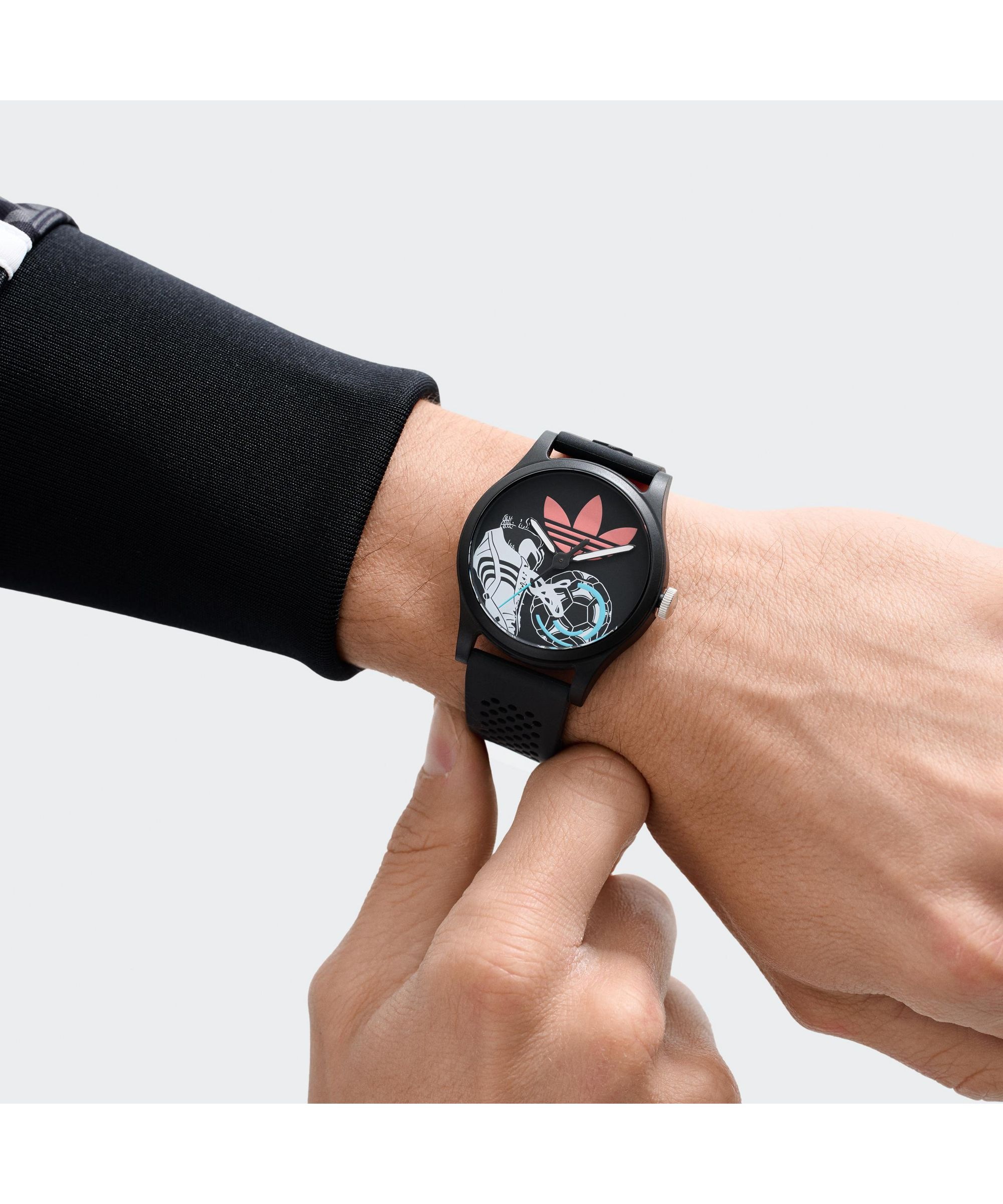 adidas Originals Quarzuhr »Game Three« Armbanduhr, Damenuhr, Herrenuhr, Silikonarmband, analog