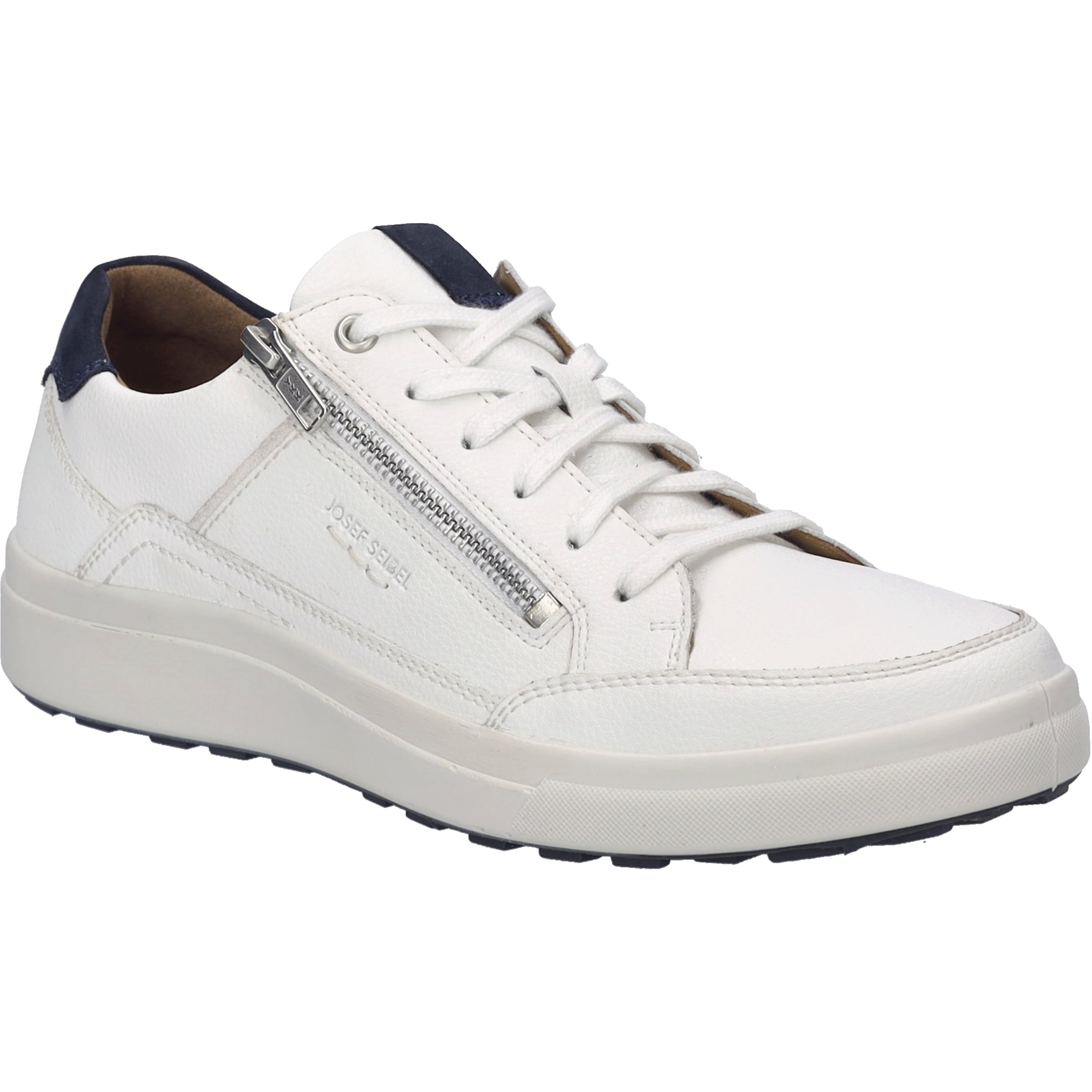Josef Seibel Sneaker "Maddox 07, weiss-dunkelblau" günstig online kaufen