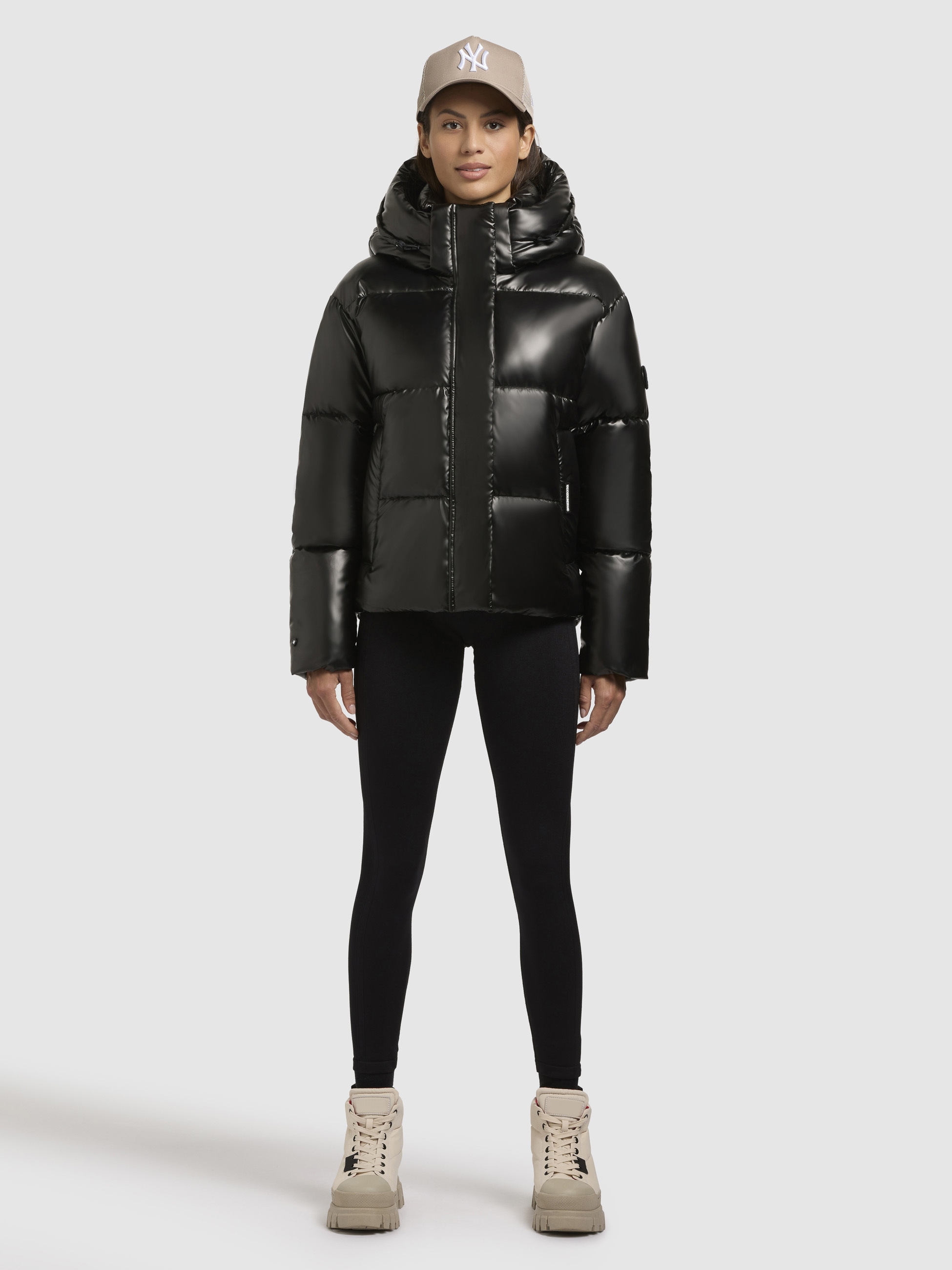 khujo Steppjacke "DEVINA SHINY", mit Kapuze günstig online kaufen