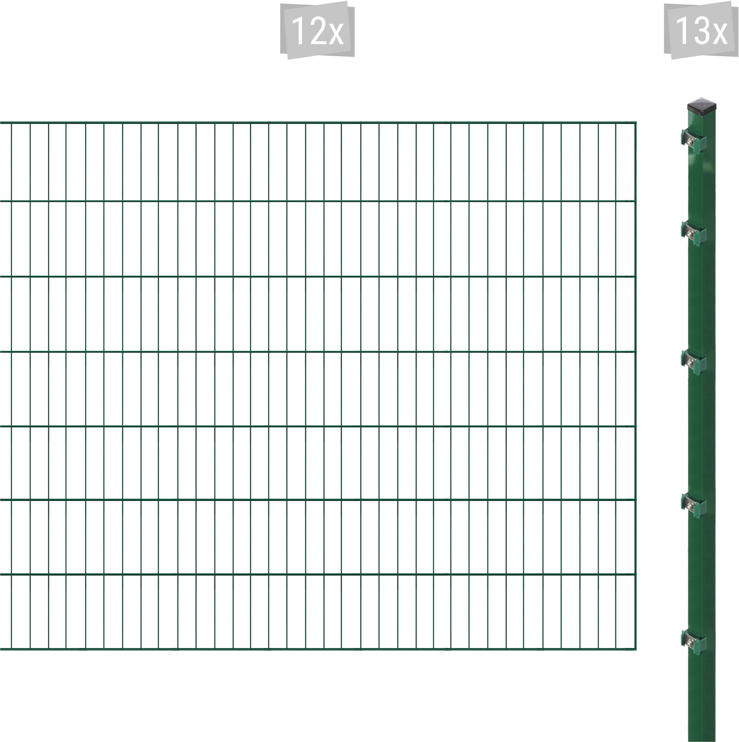 Arvotec Einstabmattenzaun »ESSENTIAL 140 zum Aufschrauben«, Zaunhöhe 140 cm, Zaunlänge 2 - 60 m