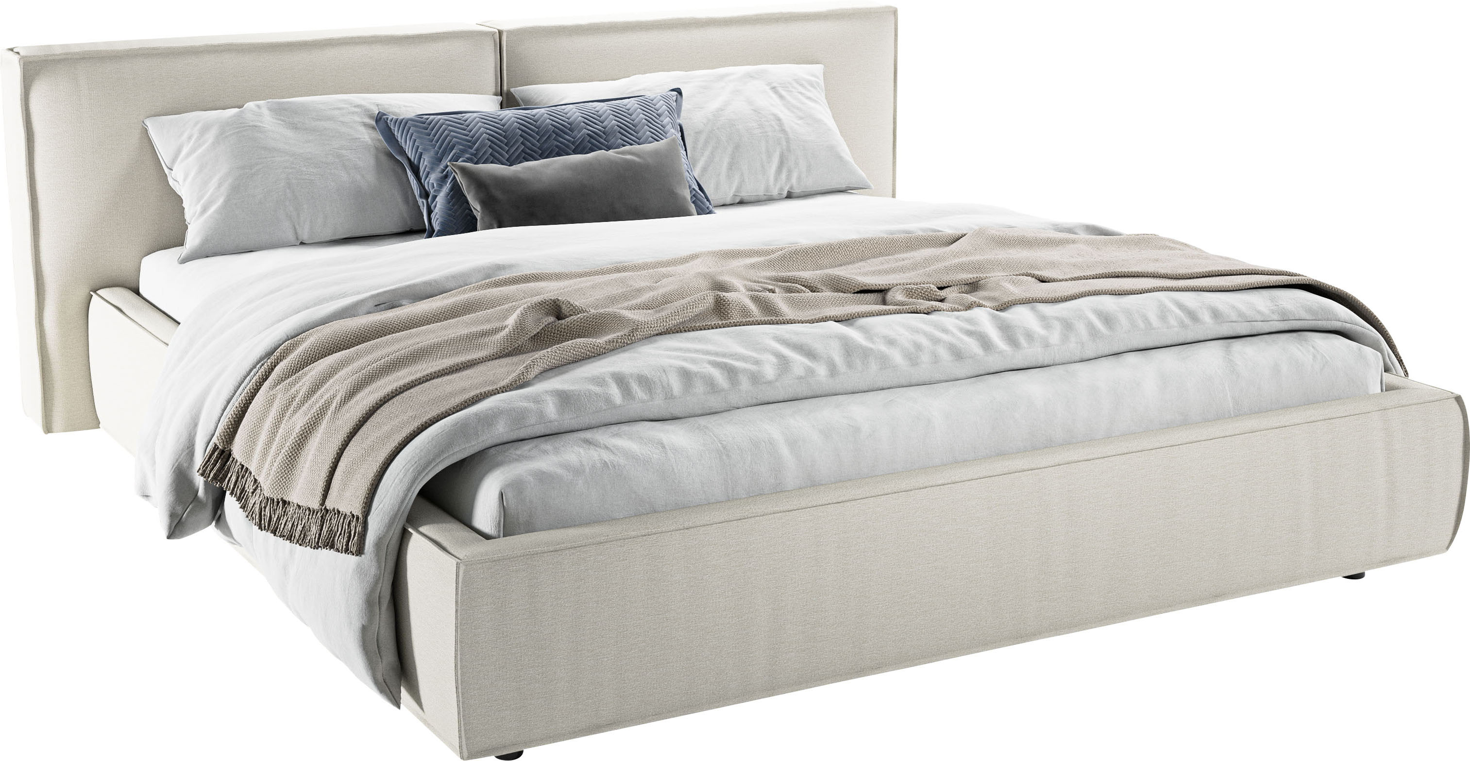 Home affaire 1100000002199 "Adrina mit Biesenoptik, Feincord und Luxus-Microfaser" bis 280kg, auch in Überlänge 220 cm, 4 Breiten bis 200cm