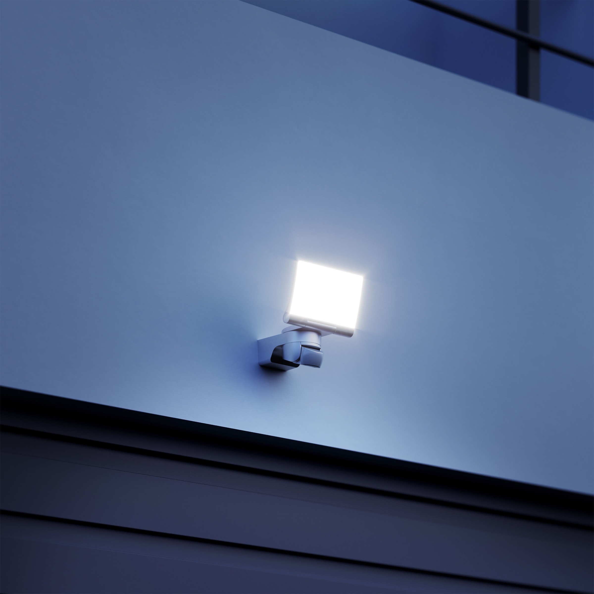 steinel Flutlichtstrahler »Home«, Leuchtmittel LED-Board | LED fest integriert, 180° Bewegungsmelder,Smart Home,Bluetooth, App-Steuerung, LED-Strahler