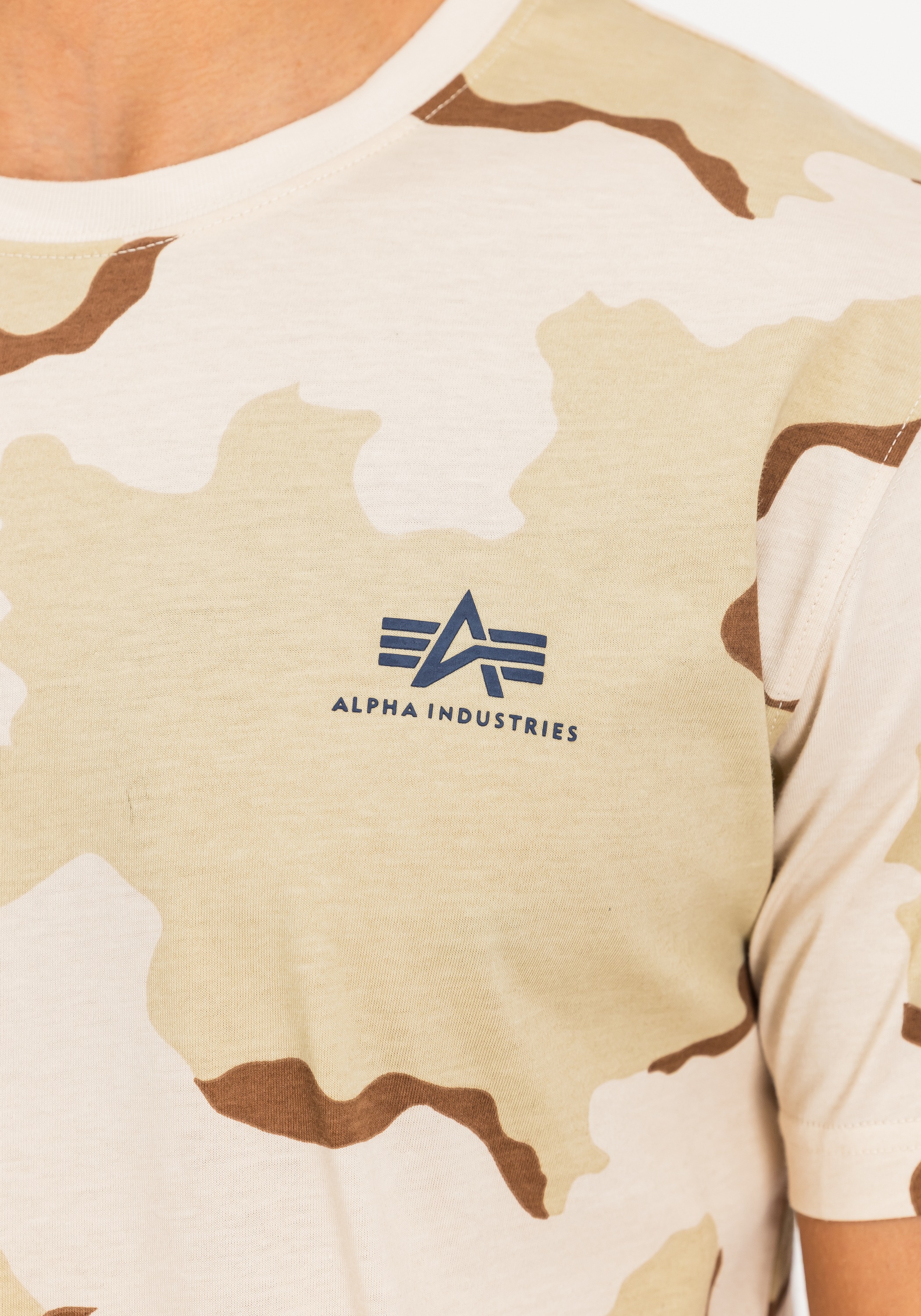 Alpha Industries T-Shirt »Backprint T-Shirt Camo«